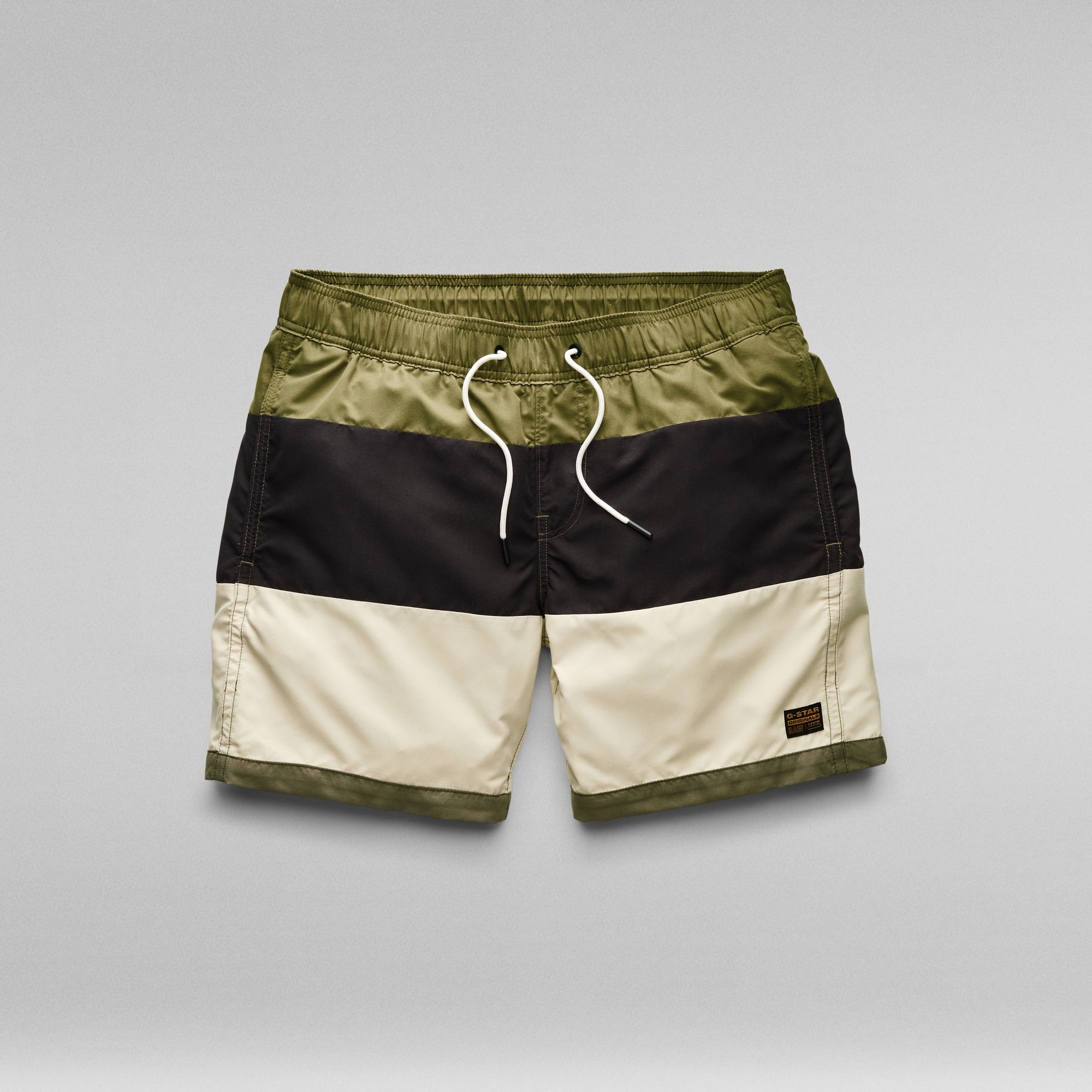 Dirik Color Block Swim Shorts Green GStar RAW®