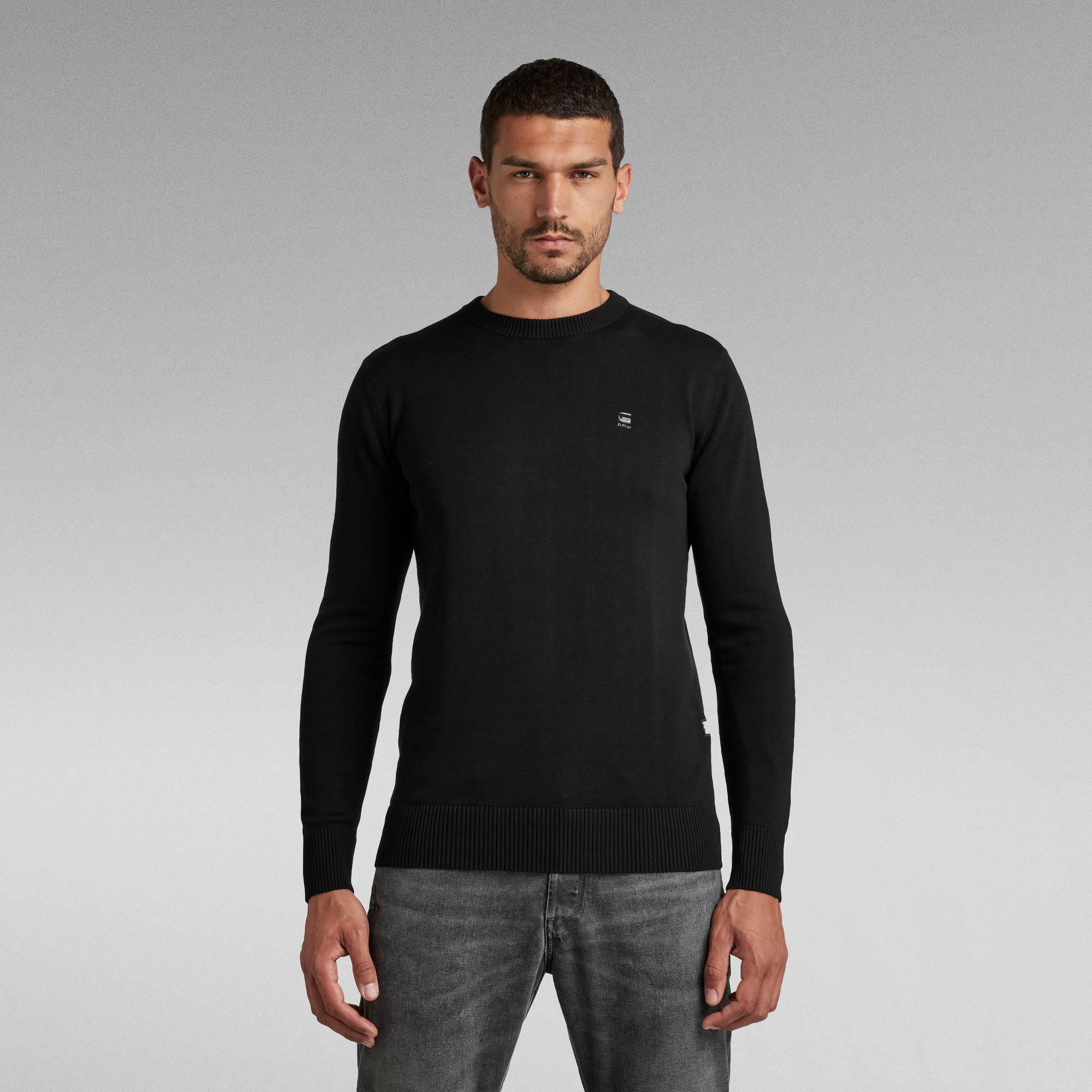 Core Knitted Sweater | Black | G-Star RAW®