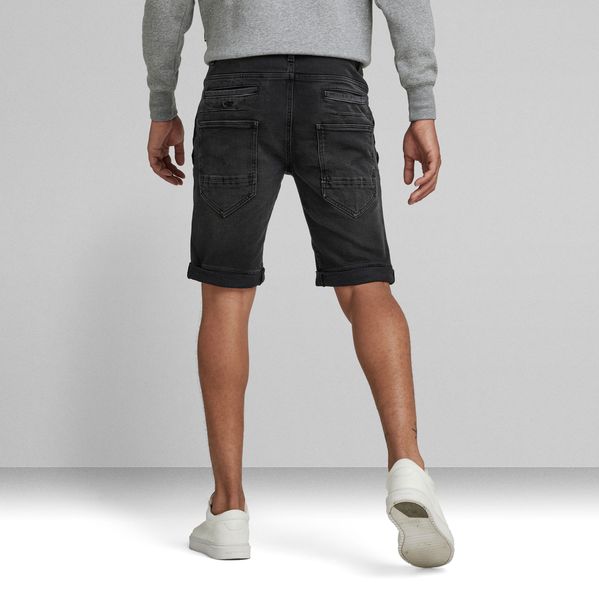 DStaq 3D Denim Shorts Grey GStar RAW®