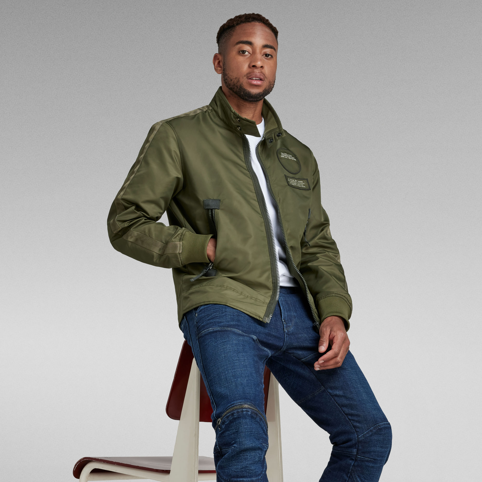 Harrington Jacket | Green | G-Star RAW®