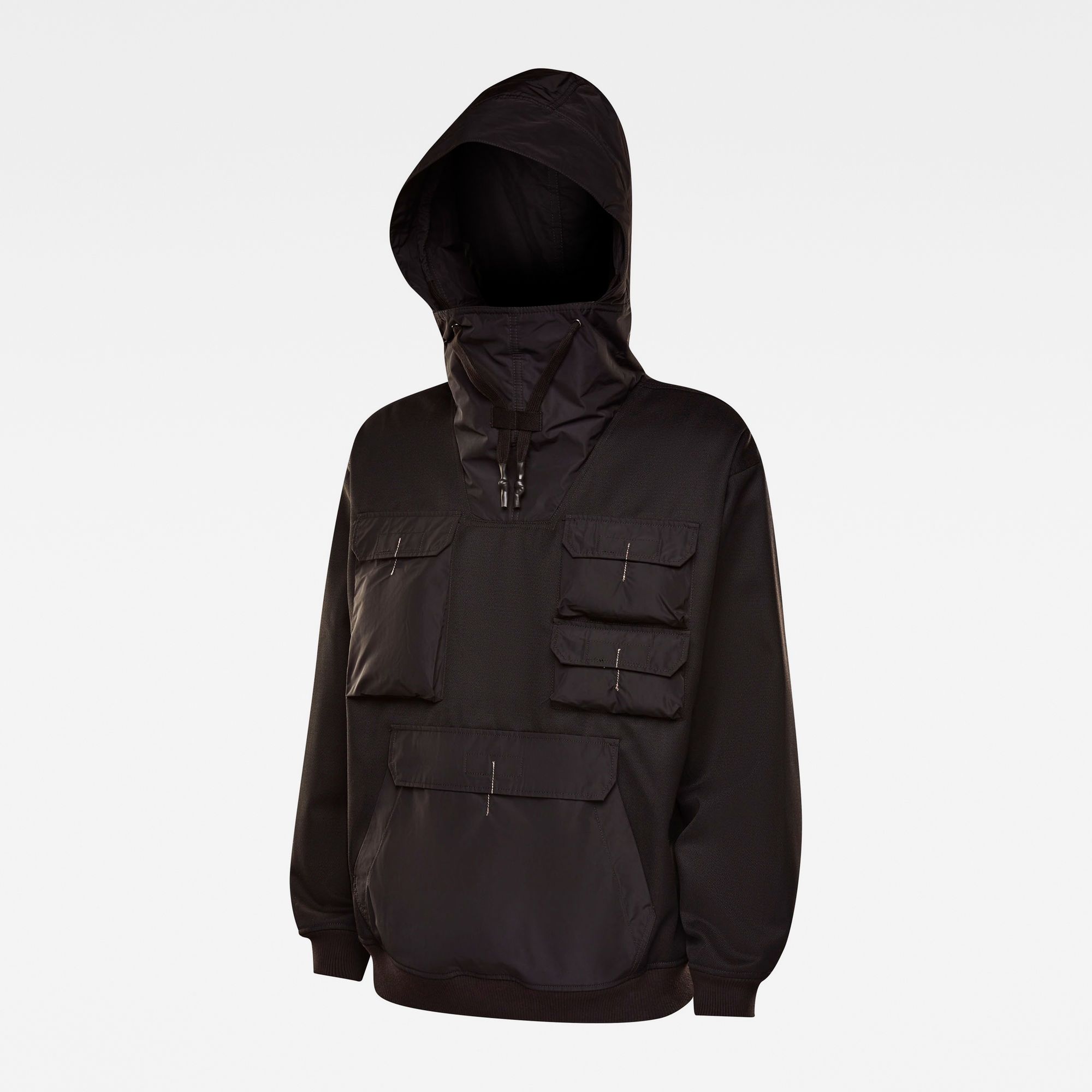 mens hooded overshirt