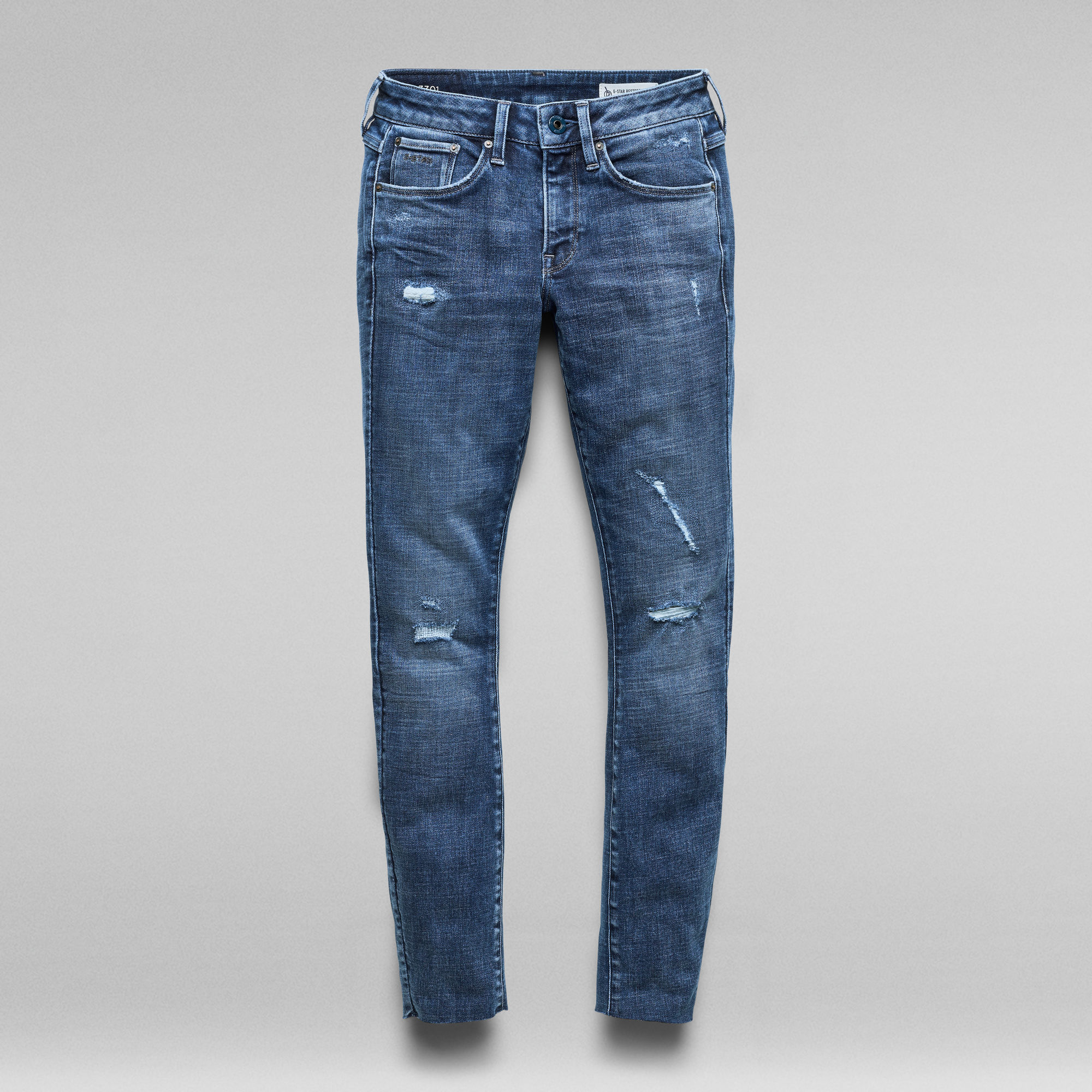 3301 Mid Skinny Ankle Jeans | Women | Medium blue | G-Star RAW®