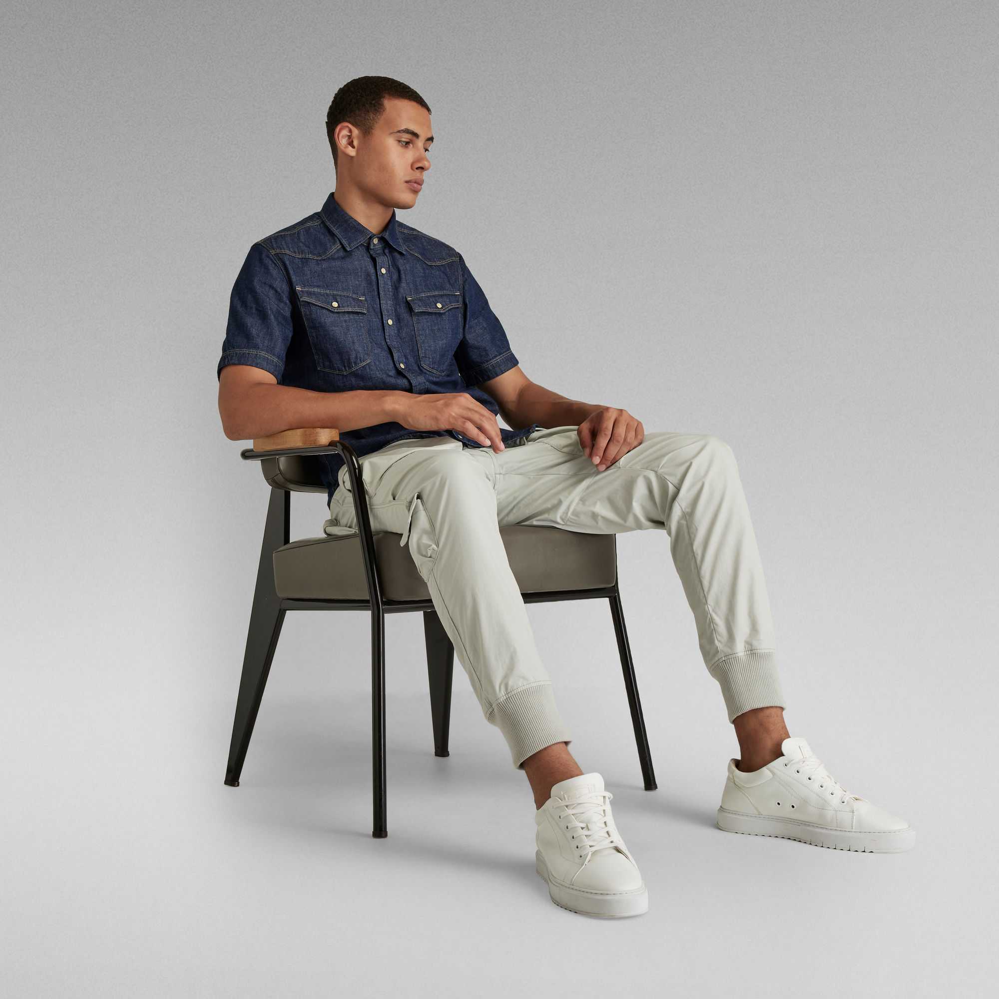 Relaxed Tapered Cargo Pants Grey GStar RAW®