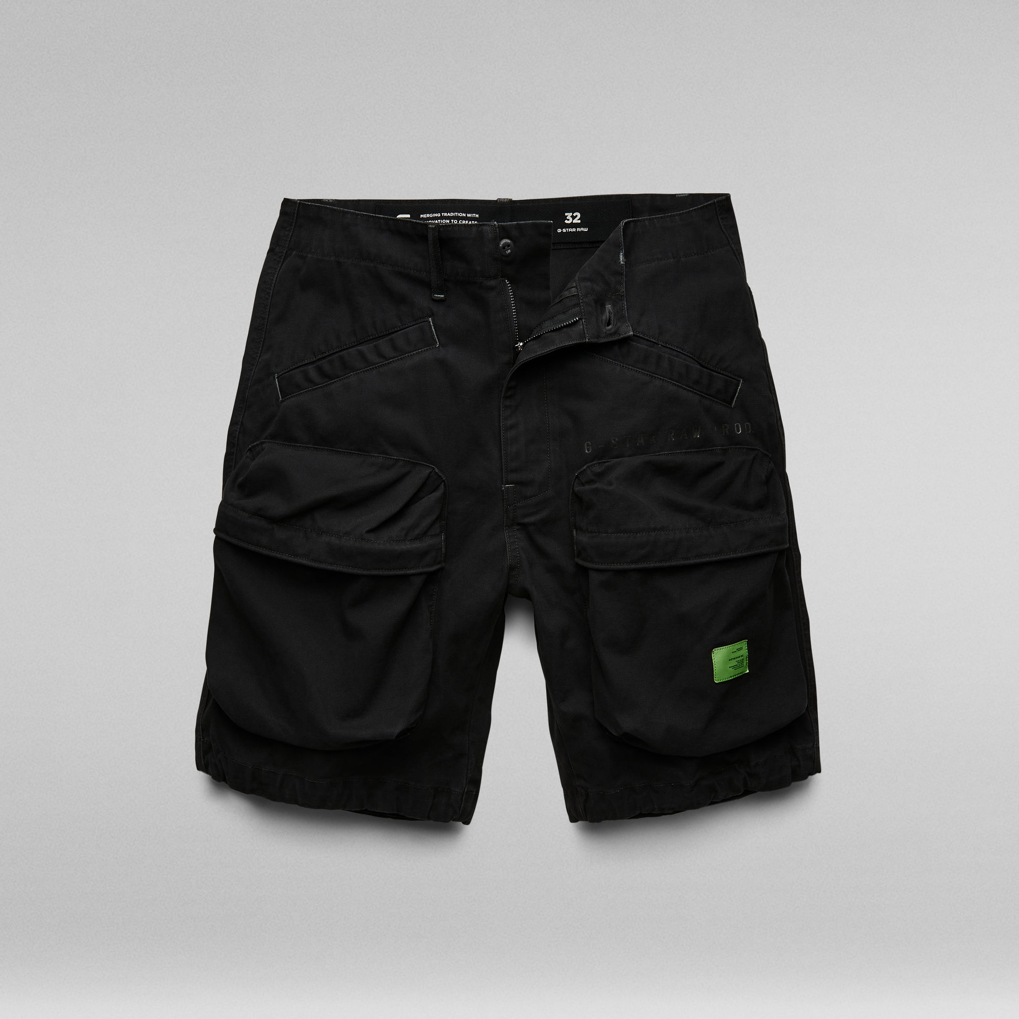 Relaxed Cargo Shorts Black GStar RAW®