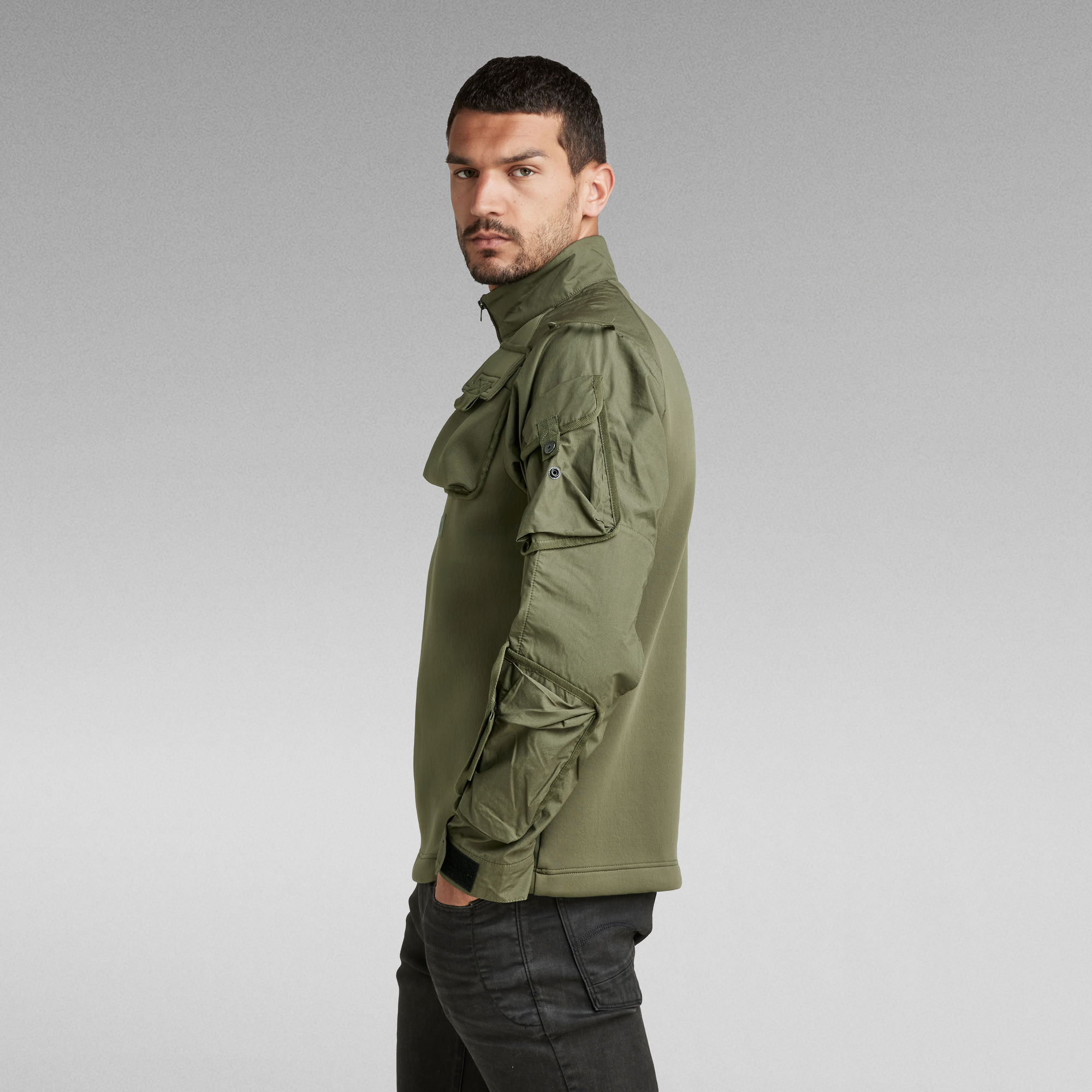 Neoprene Sweater | Green | G-Star RAW®