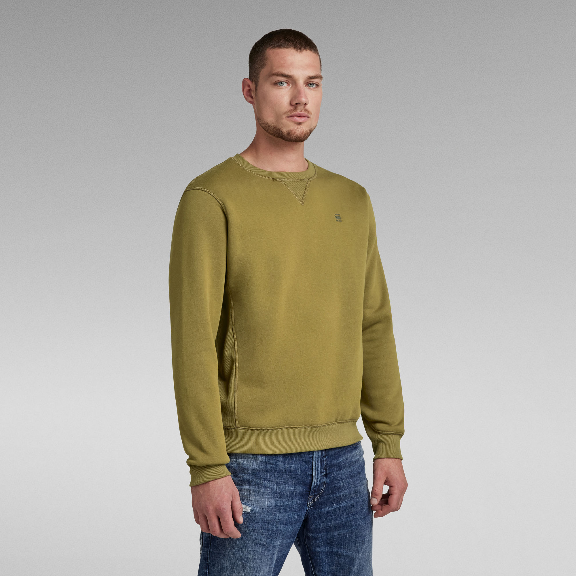 Premium Core R Sweater | Green | G-Star RAW®