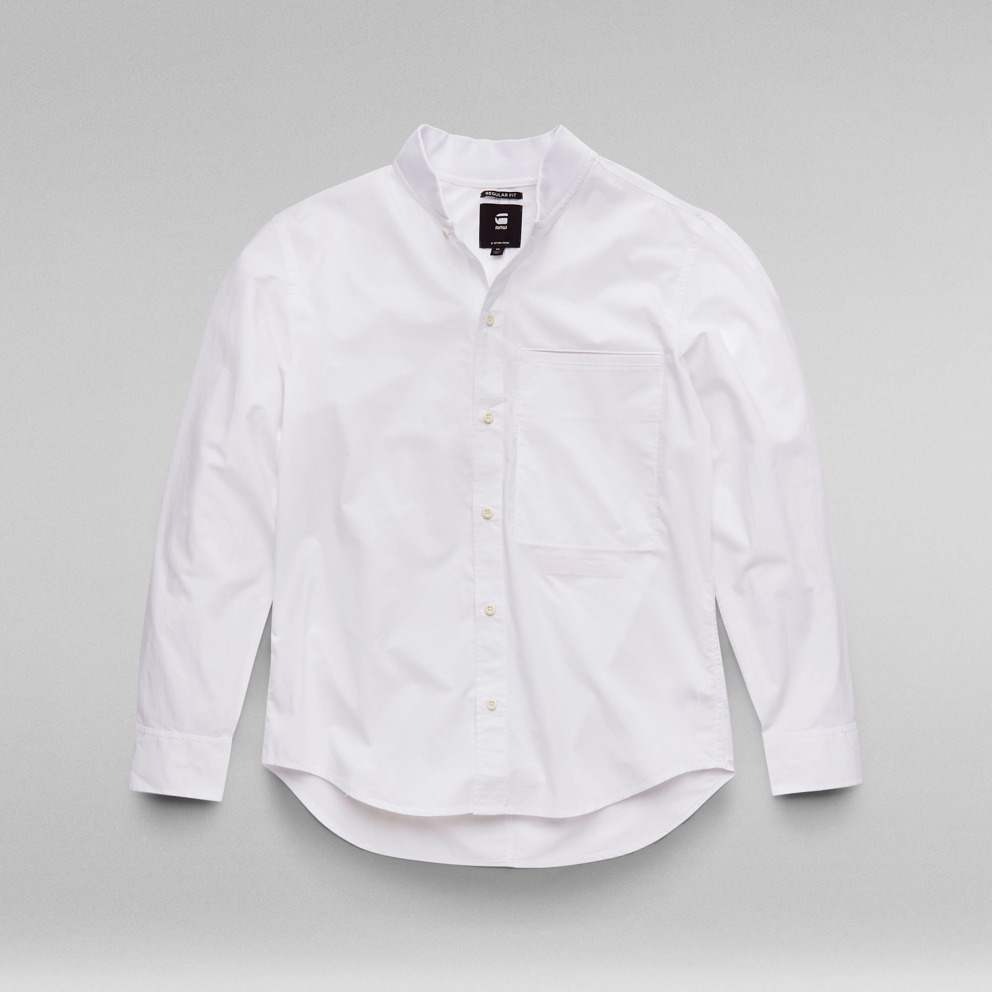 Bomber collar regular shirt l\s White GStar RAW®