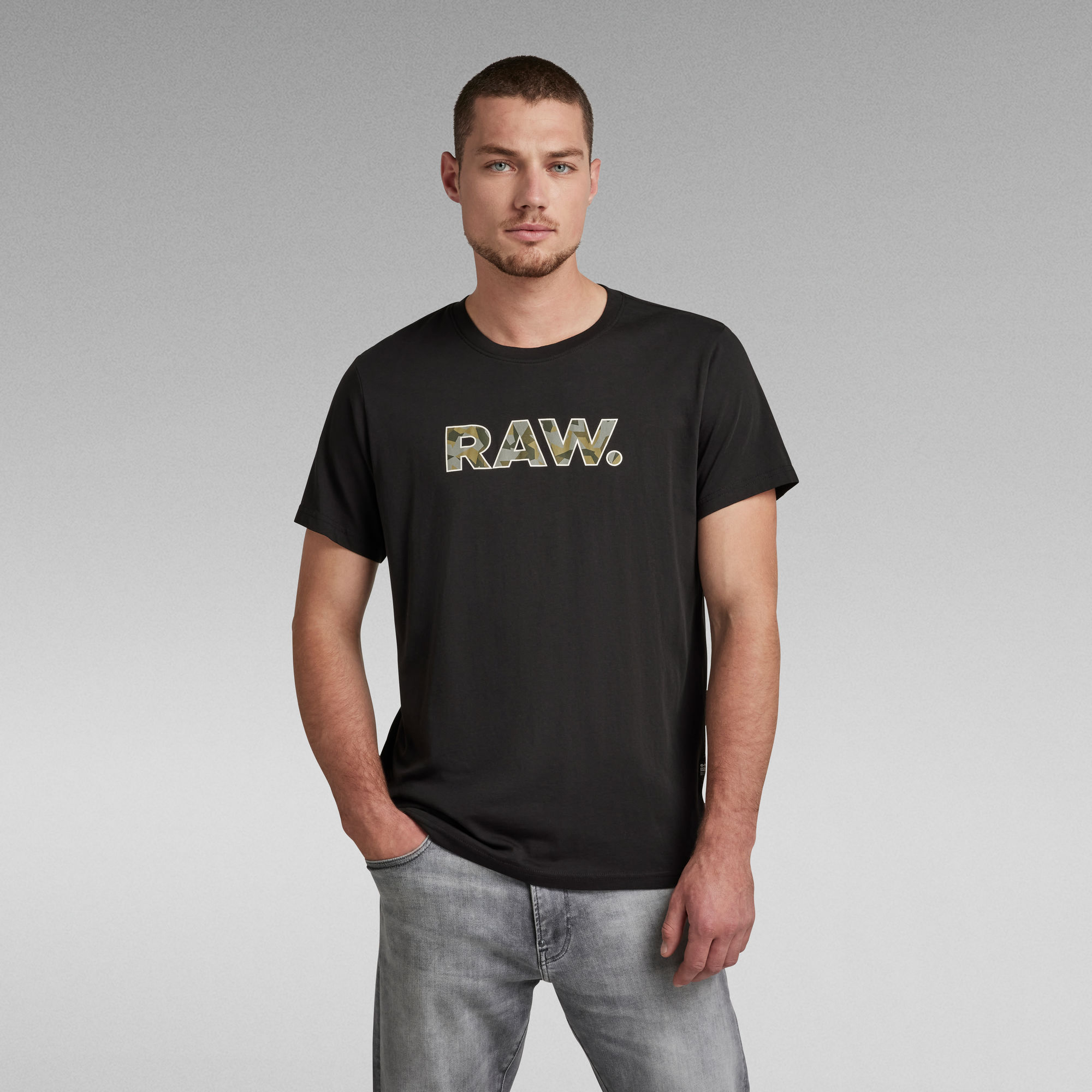 Raw Graphic T Shirt Men Black G Star Raw®