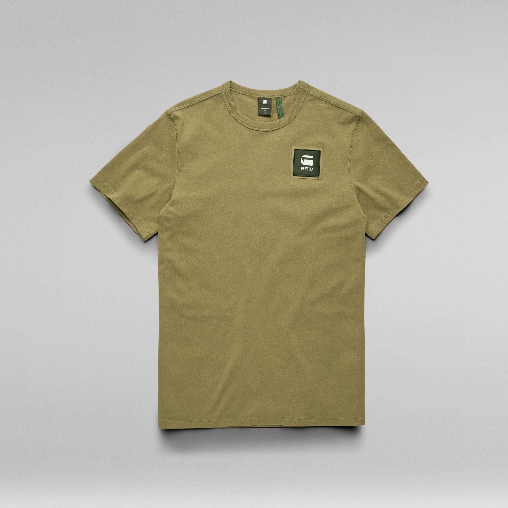 Badge Logo+ TShirt Green GStar RAW®