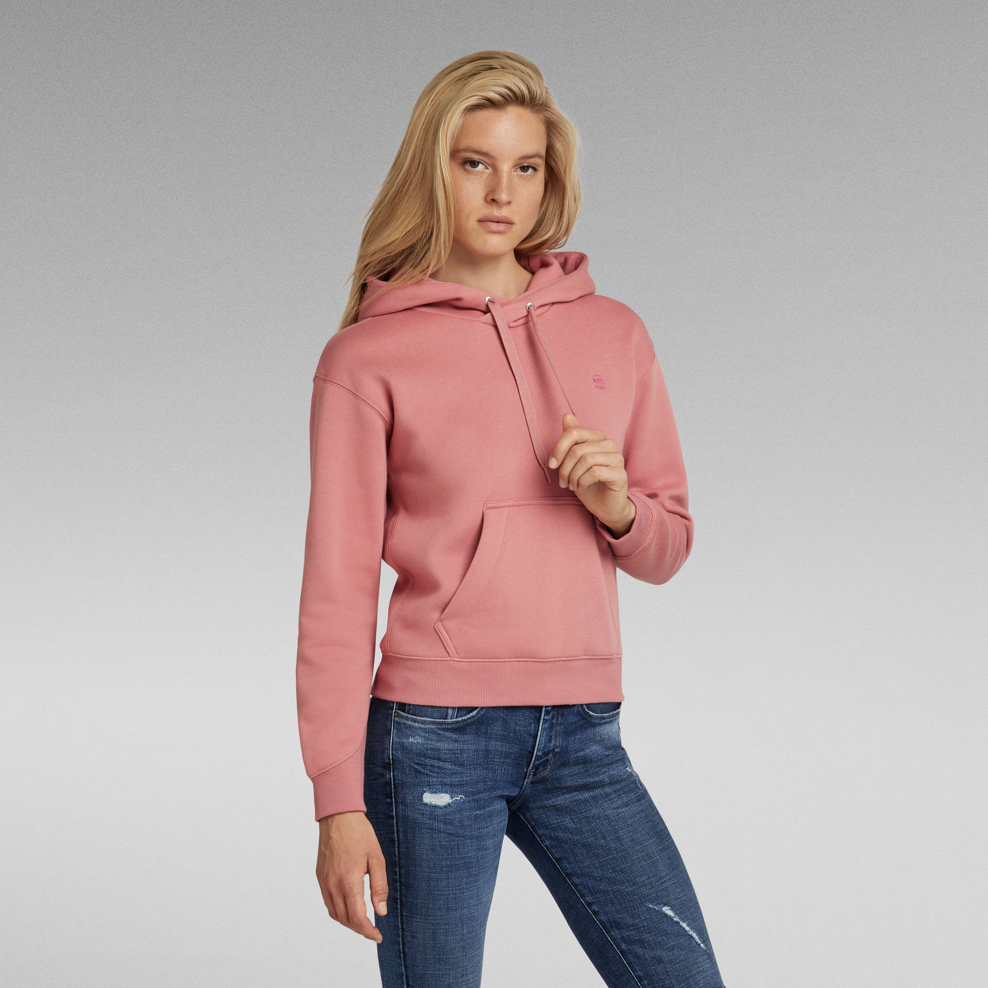Premium Core Hooded Sweater | Pink | G-Star RAW®