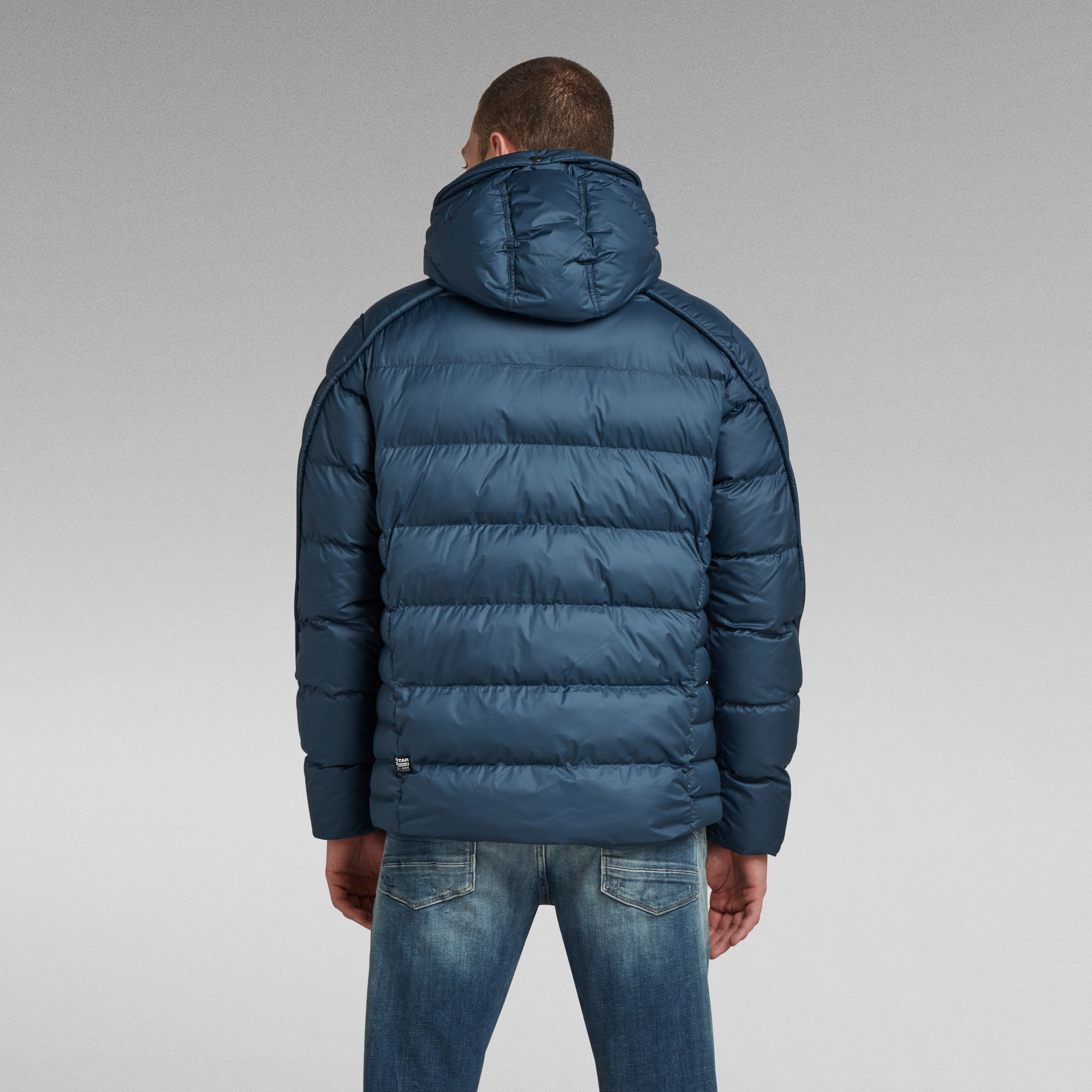 G - Whistler Padded Hooded Jacket | Dark blue | G-Star RAW®