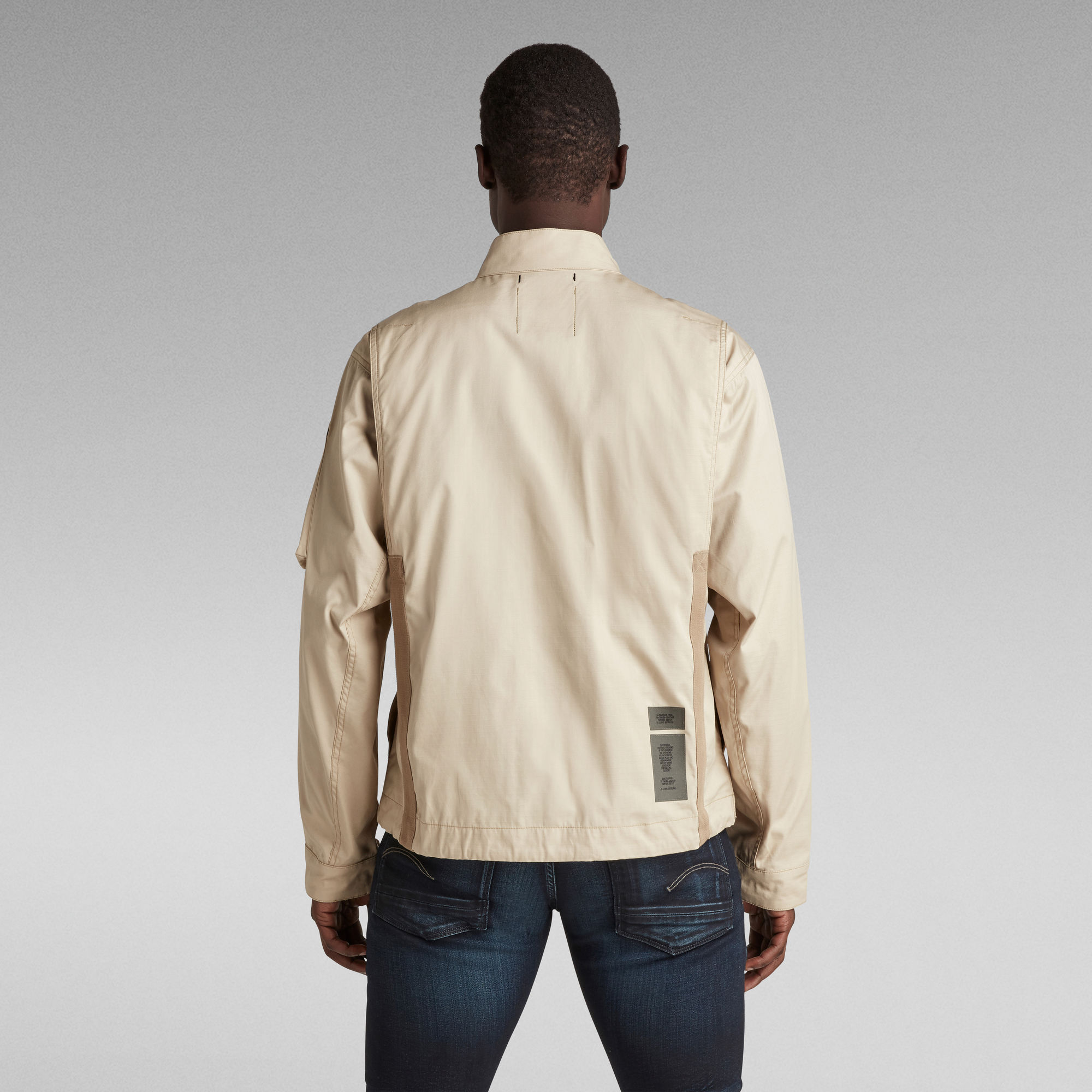 Sporty Slanted Pocket Indoor Jacket Men Beige GStar RAW®