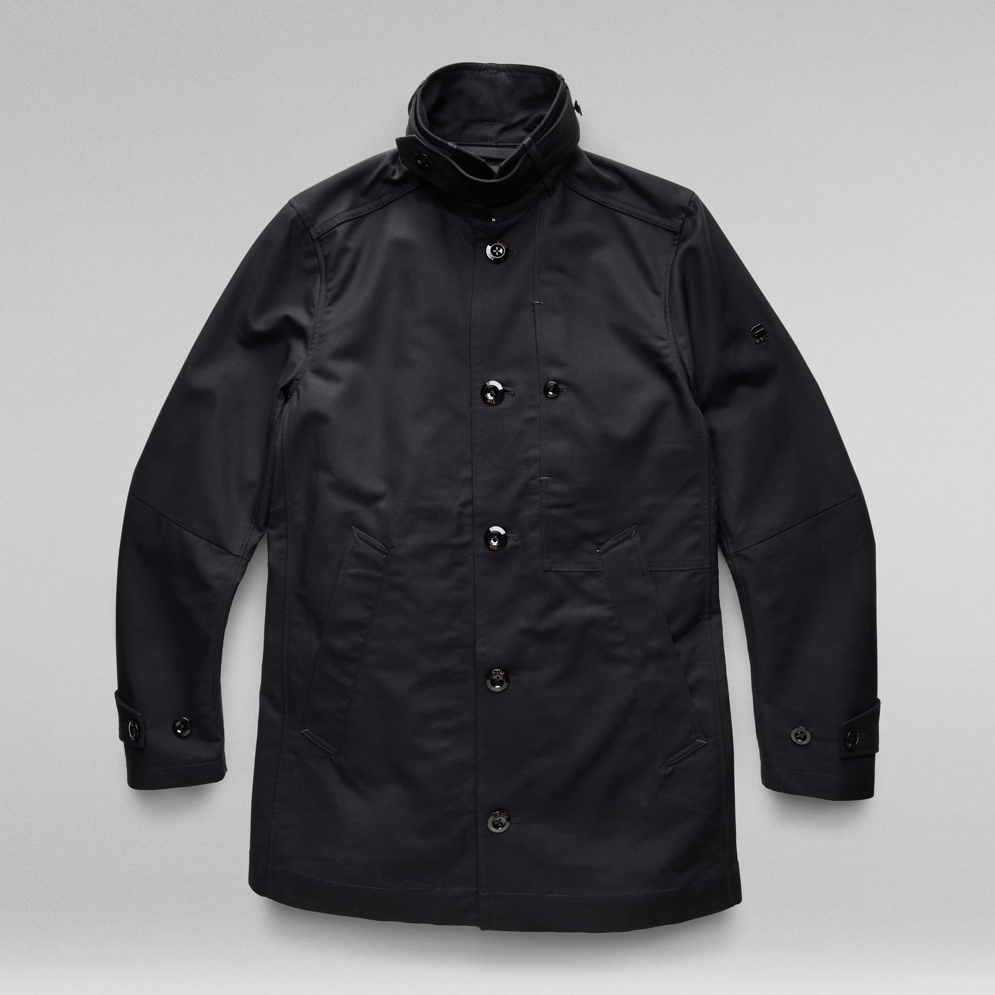 Garber Trench Coat Black GStar RAW®