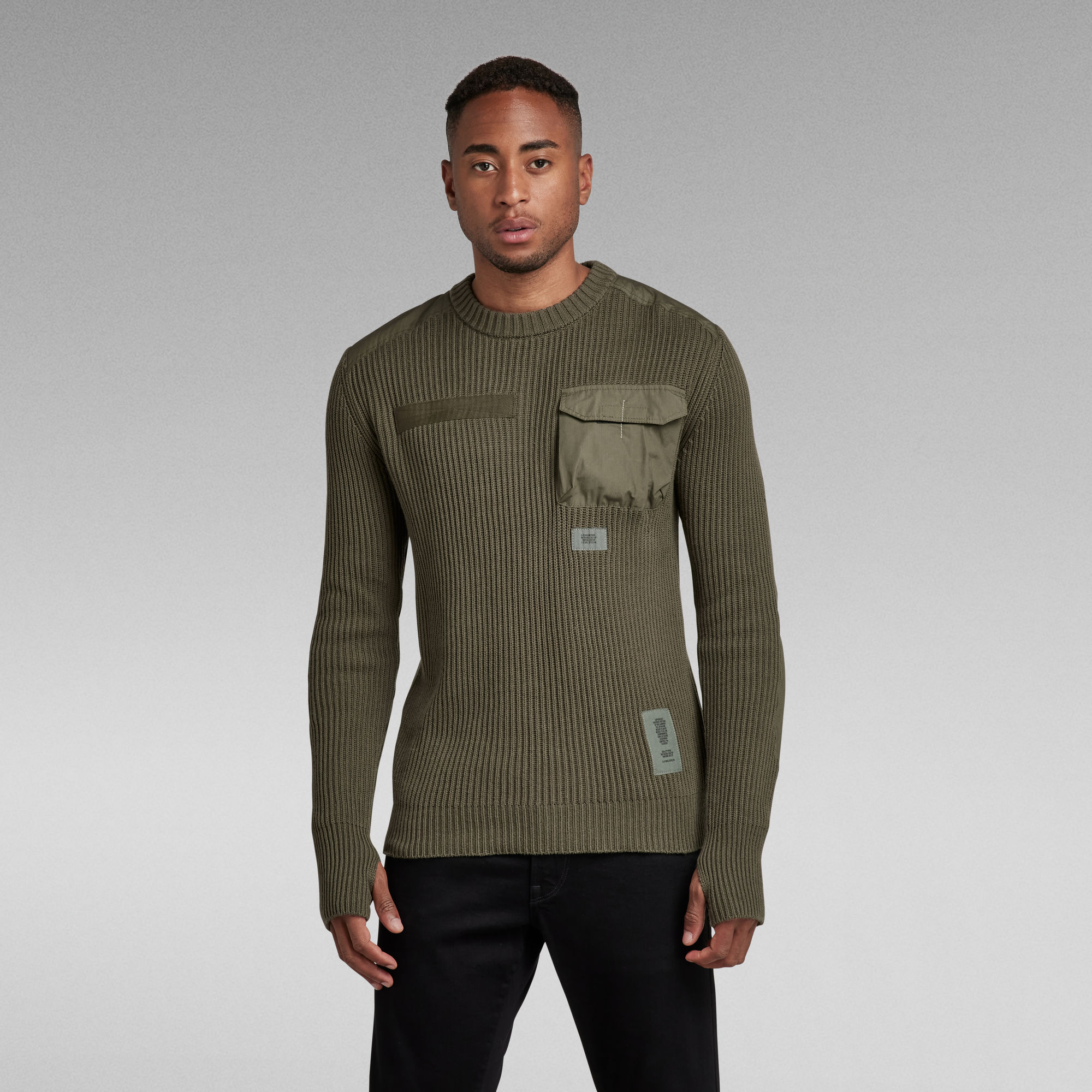 Army Knitted Sweater | Green | G-Star RAW®