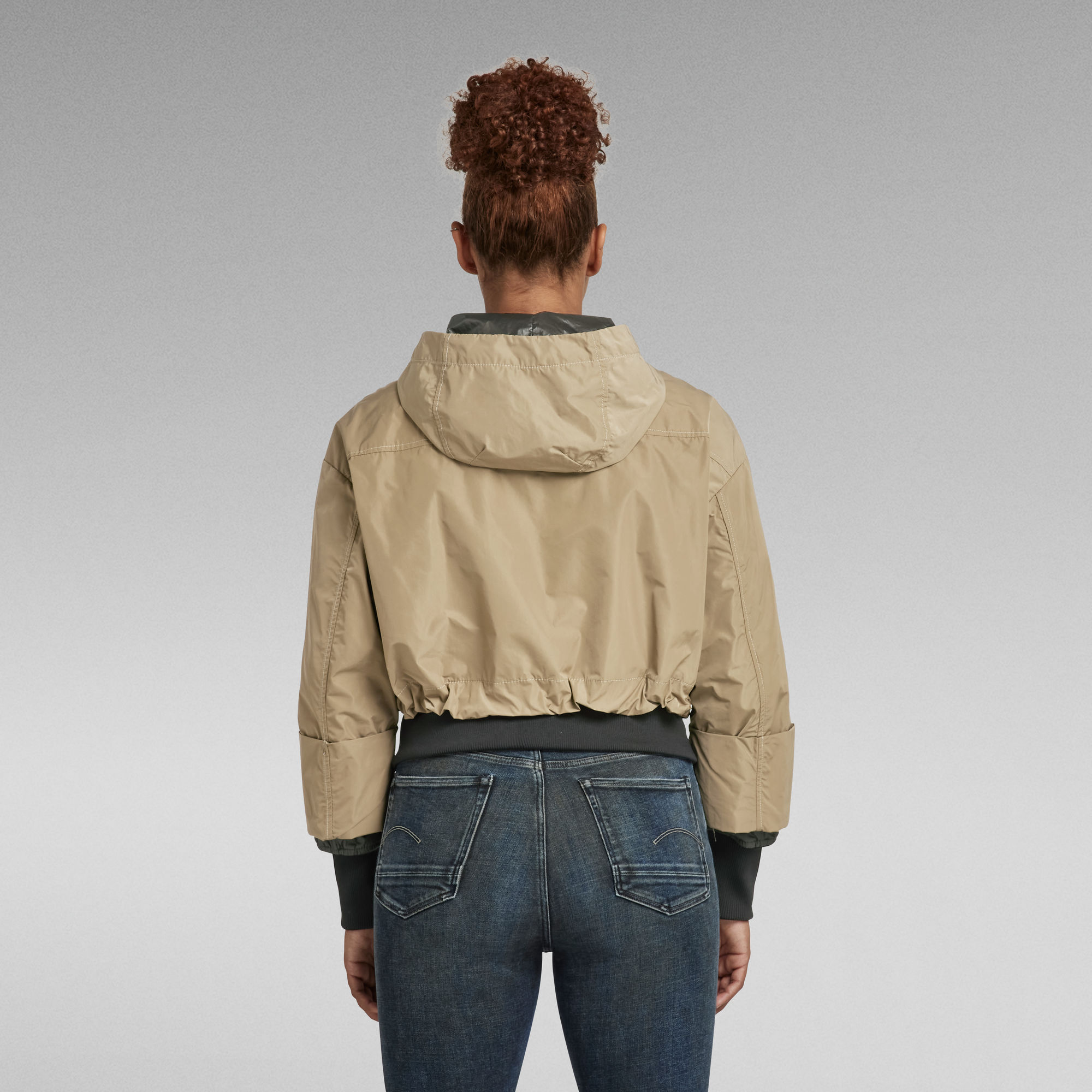 Cropped 2 In 1 Jacket | Brown | G-Star RAW®