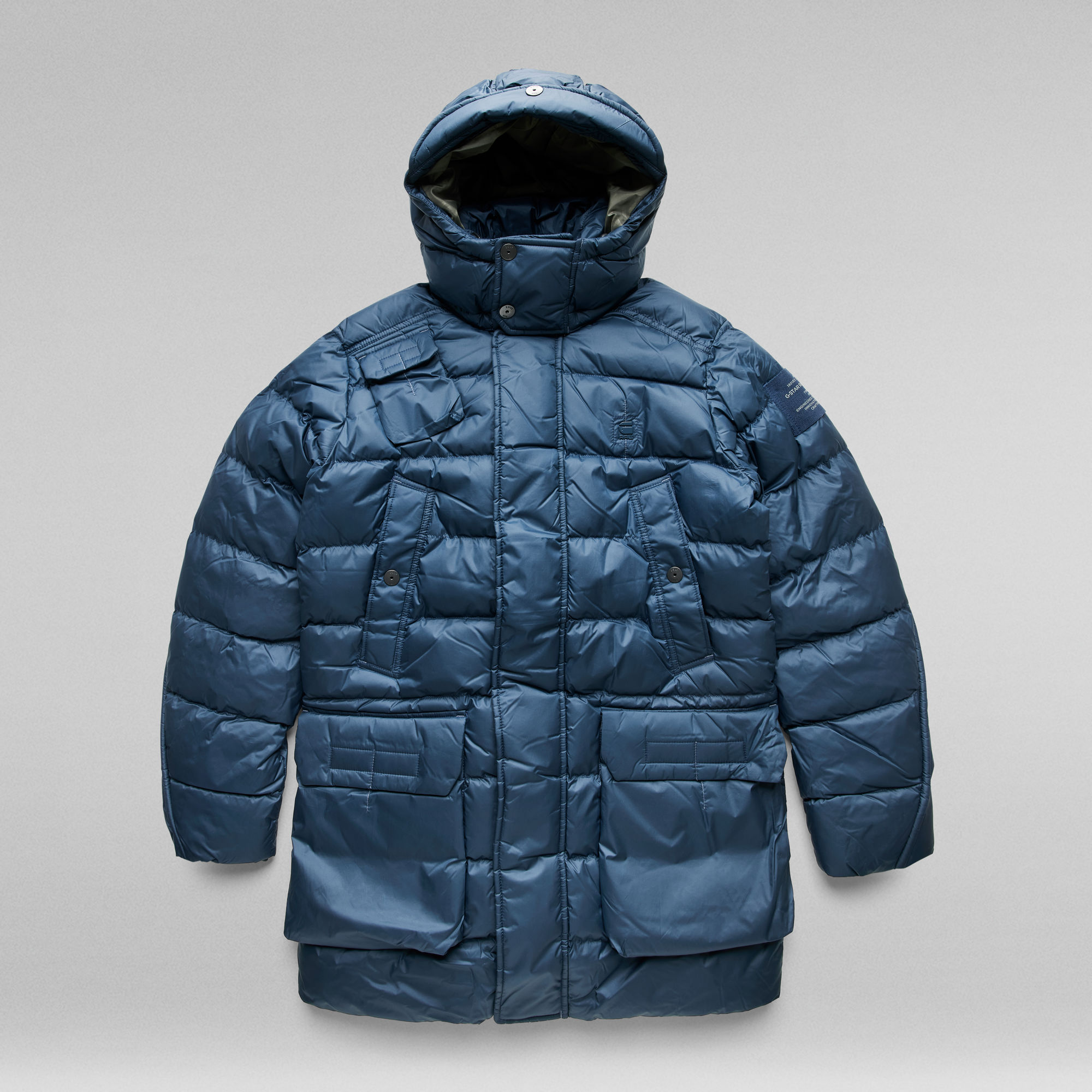 G - Whistler Padded Hooded Parka | Dark blue | G-Star RAW®