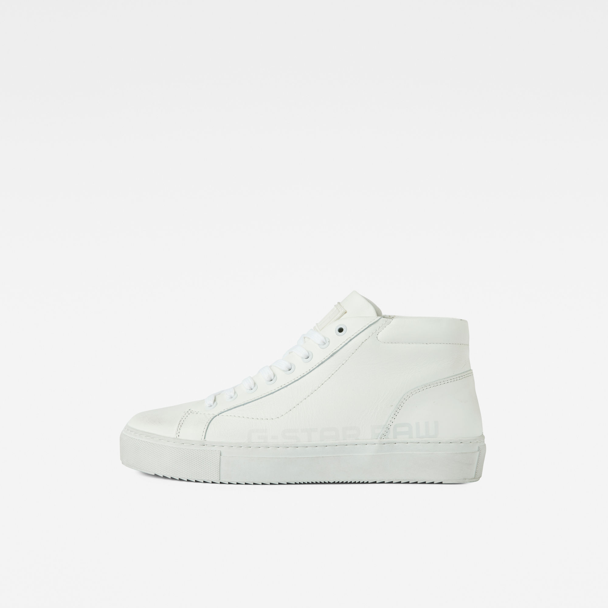 Loam Mid Worn Sneakers | White | G-Star RAW® SI