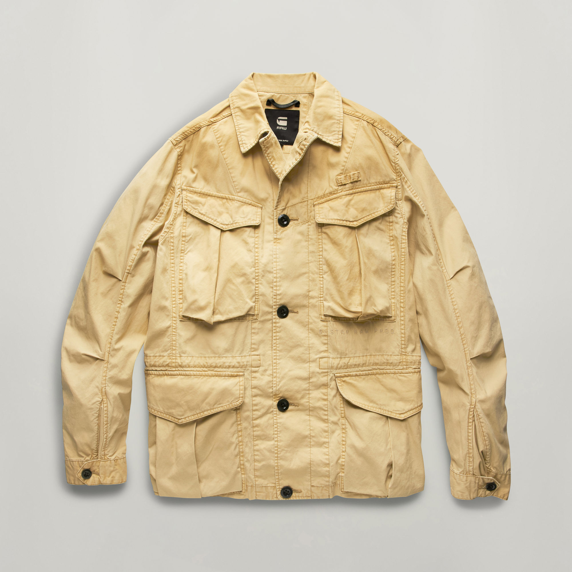 Washed Cargo Field Jacket Beige GStar RAW®