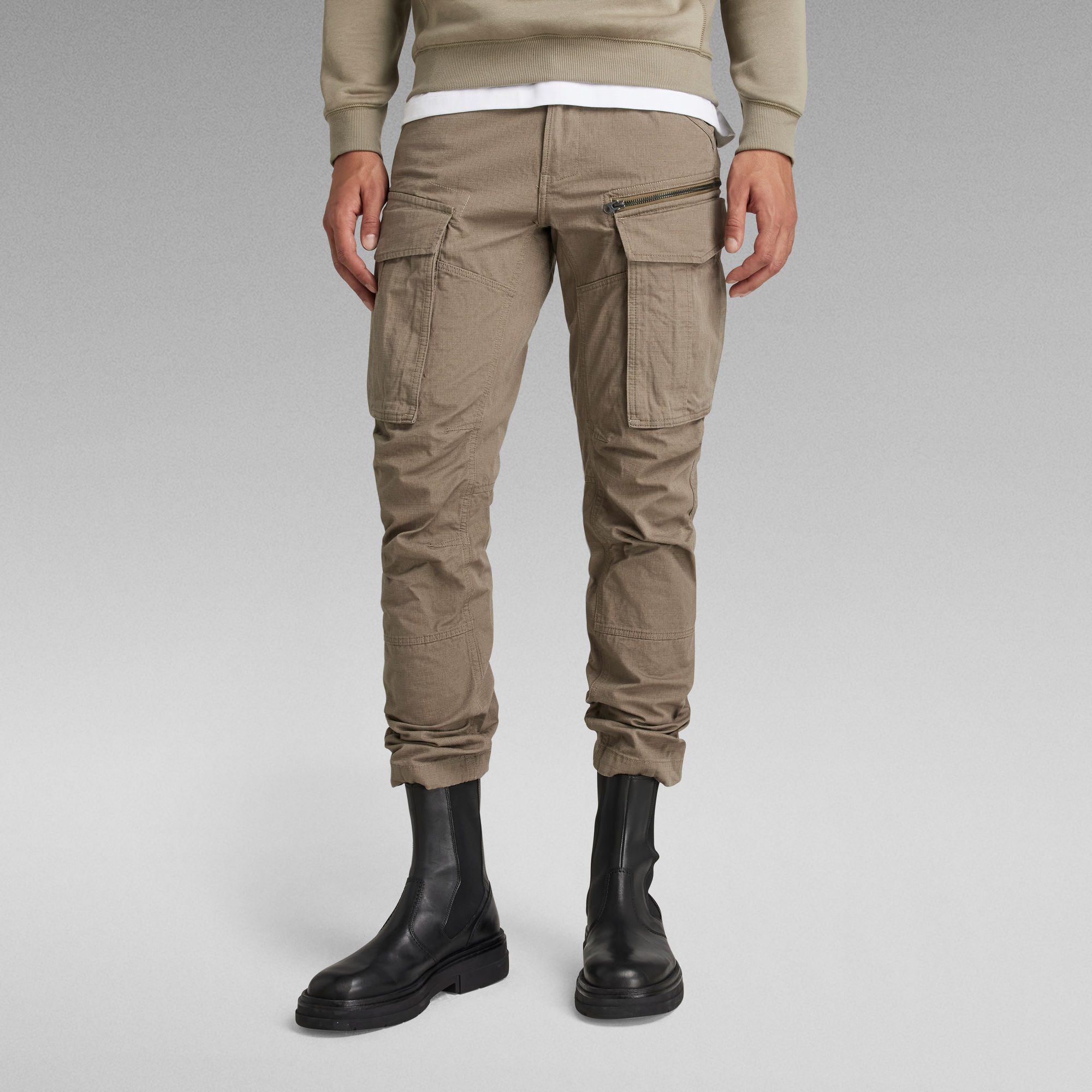 Rovic Zip 3D Straight Tapered Pants Green GStar RAW®