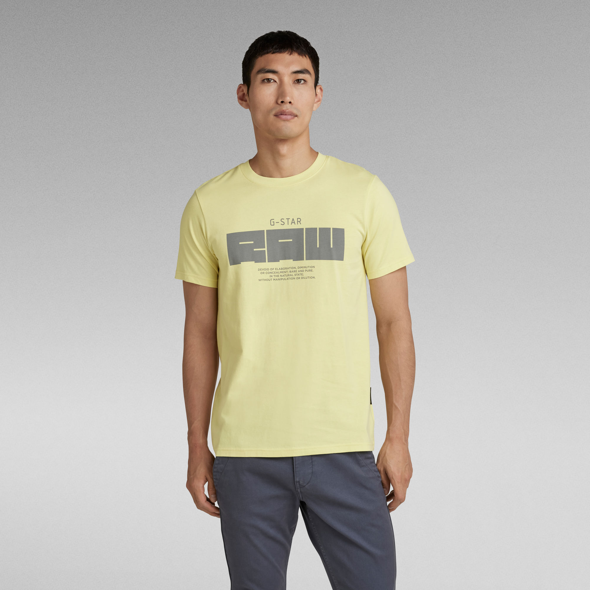 Raw Graphic Slim T Shirt Gelb G Star Raw®