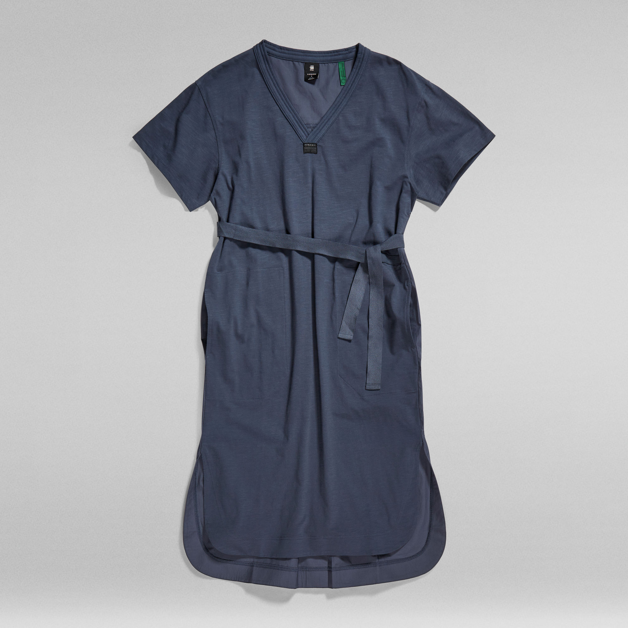 Fabric Mix Belt Dress Medium blue GStar RAW®