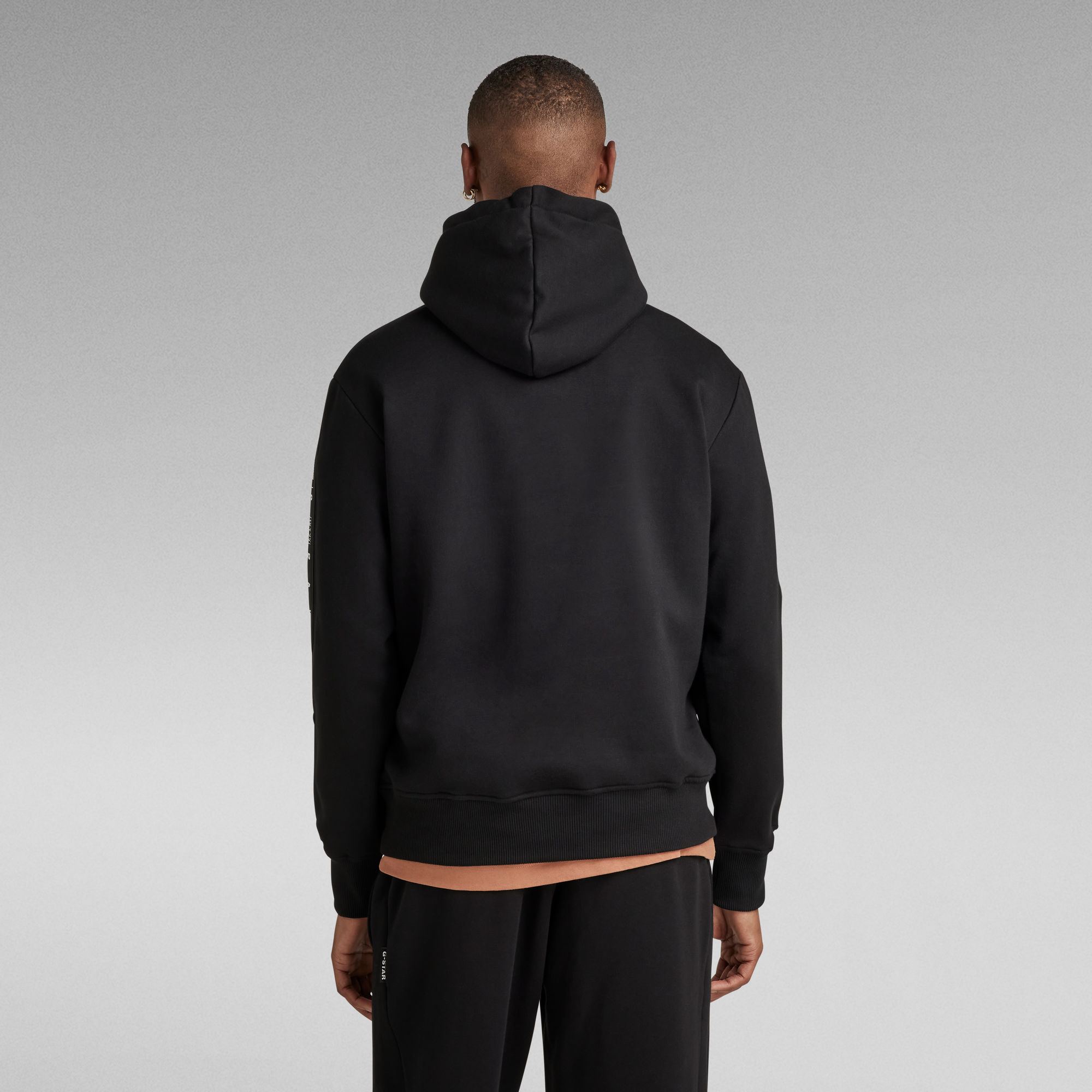 Sport Stripe Hooded Sweater Black GStar RAW®