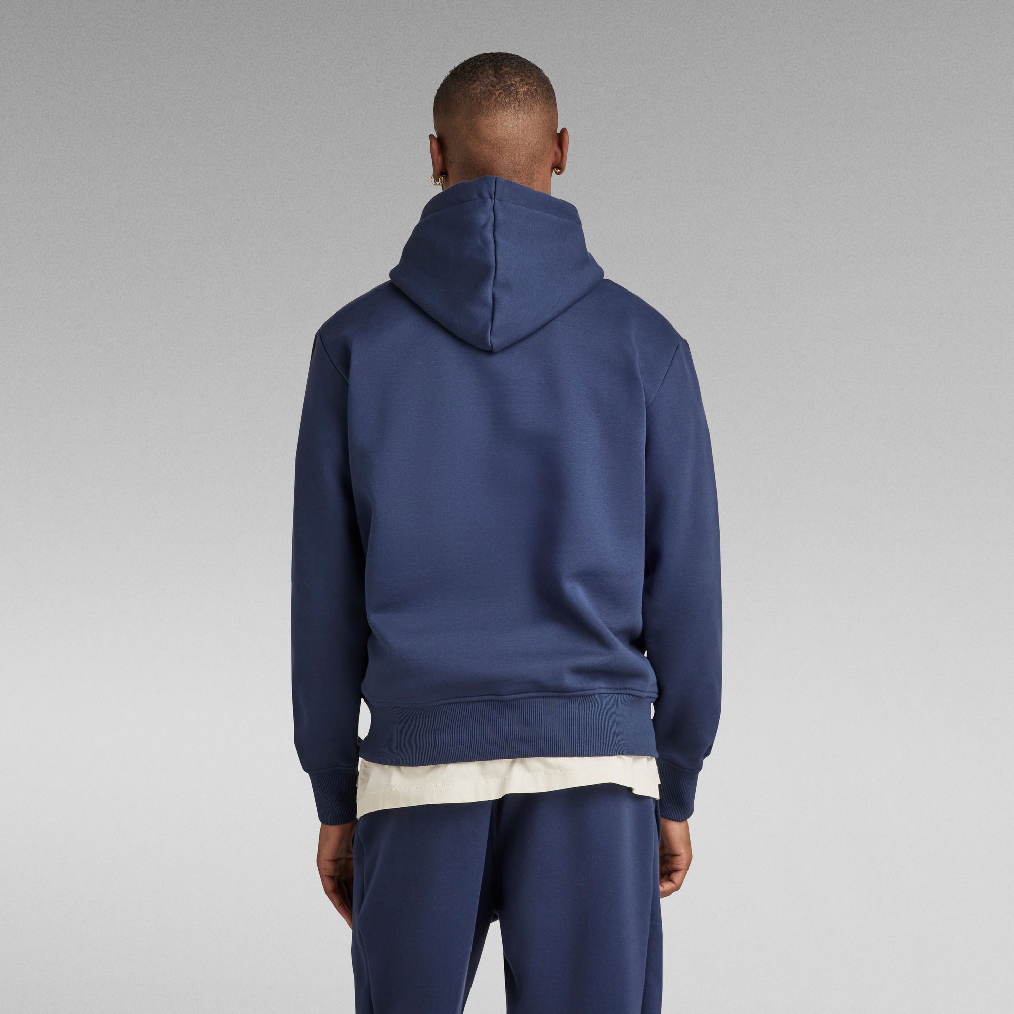 Sport Stripe Hooded Sweater Dark blue GStar RAW®