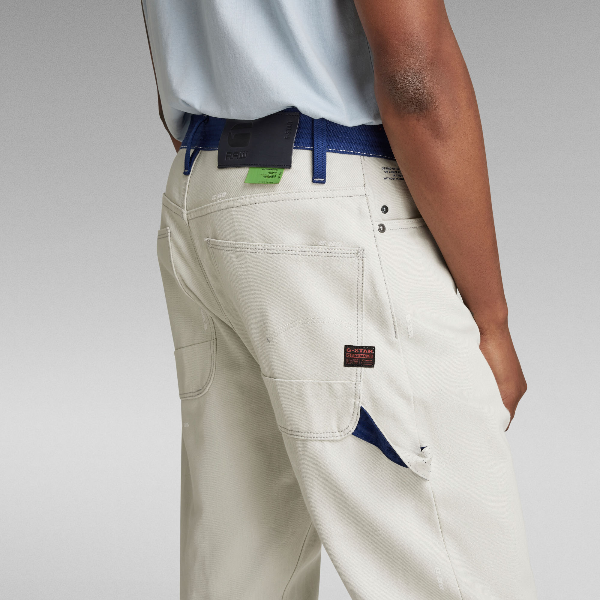 E Eggrip 3D Relaxed Jeans White GStar RAW®