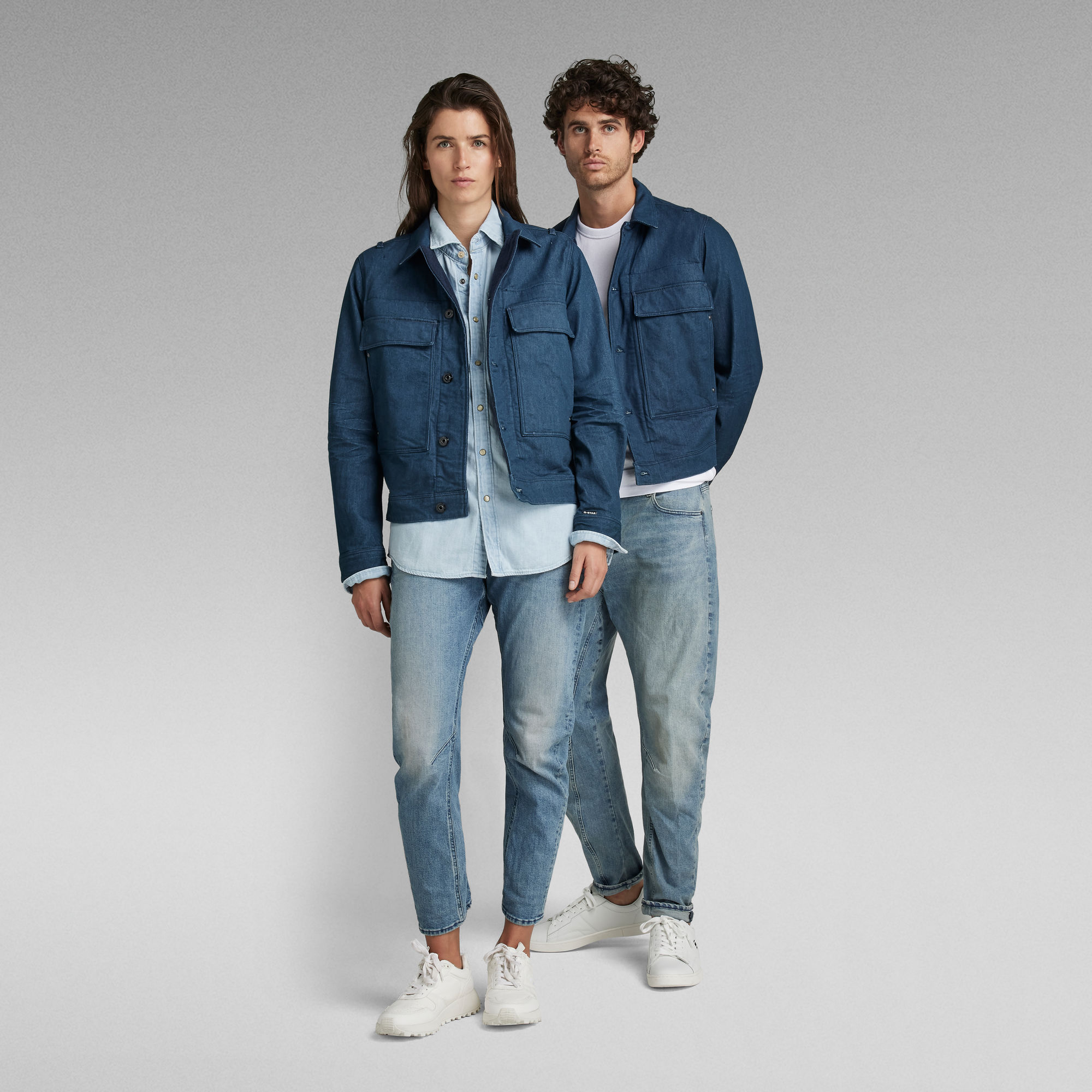 Unisex Utility Flap Pocket Jacket Dark blue GStar RAW®