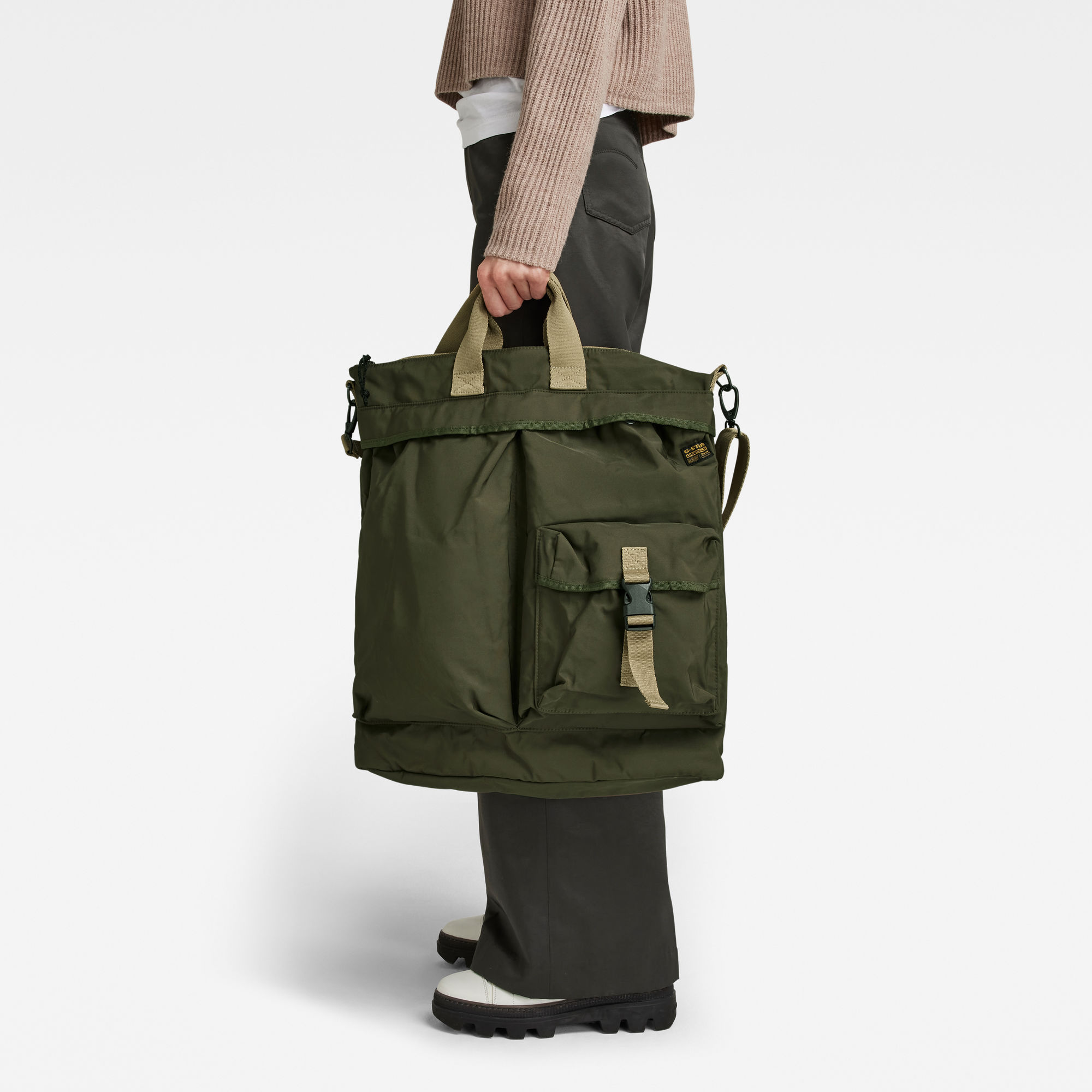 E Helmet Padded Bag Green GStar RAW®