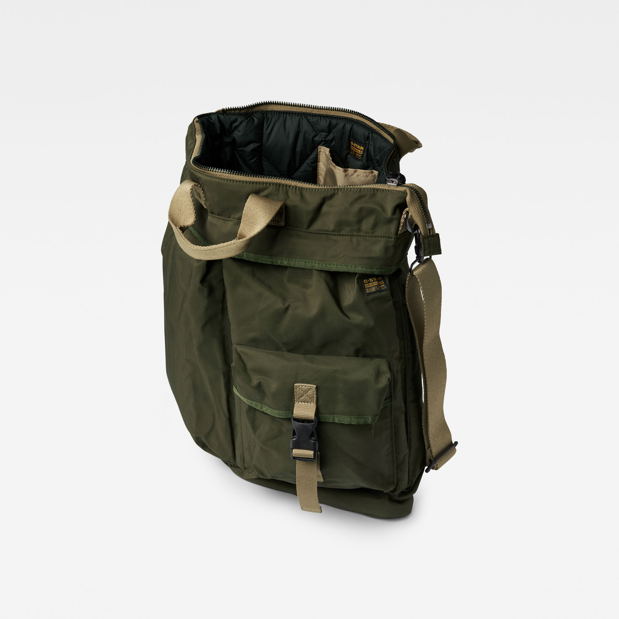 E Helmet Padded Bag Green GStar RAW®