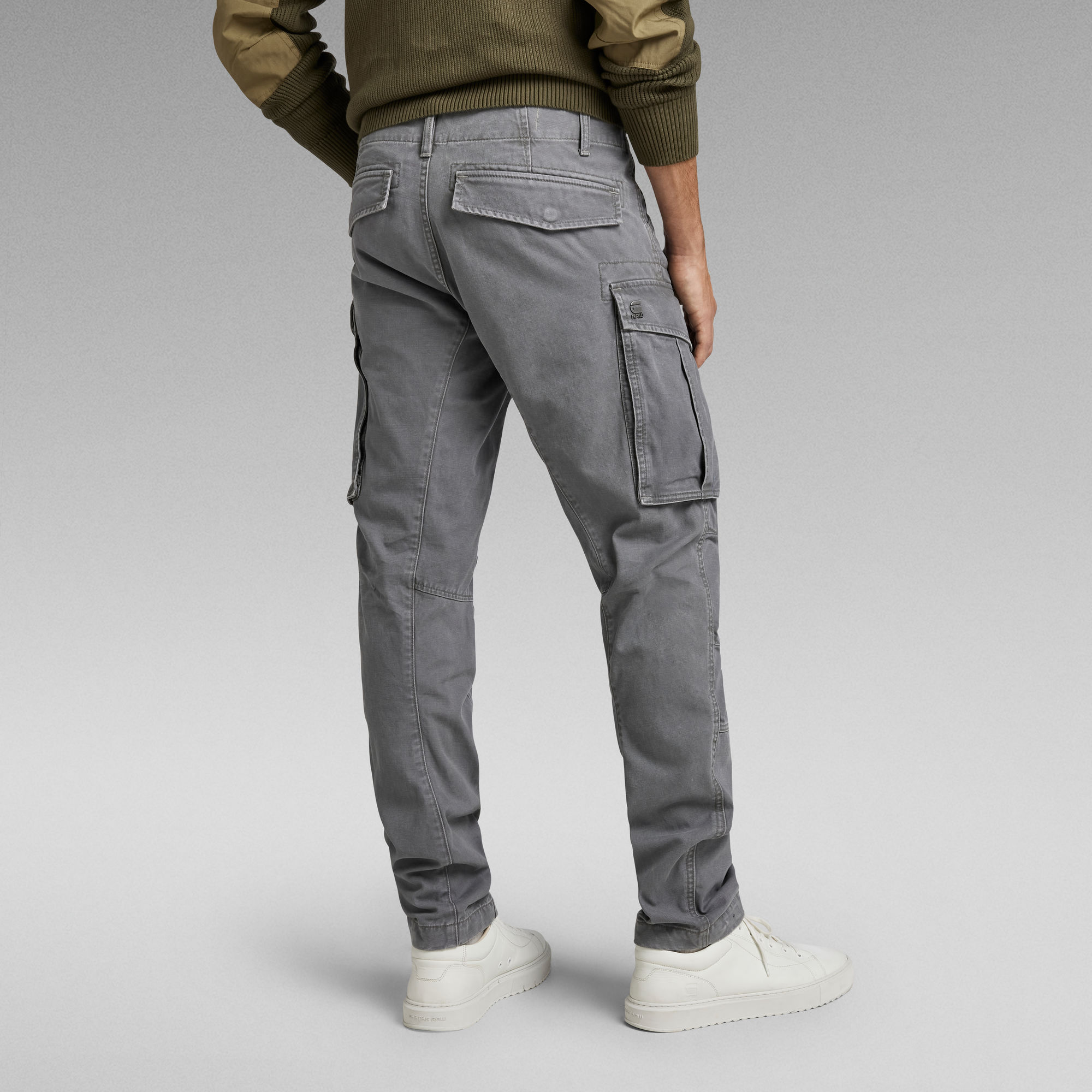 Rovic Zip 3D Regular Tapered Pants | Grey | G-Star RAW®