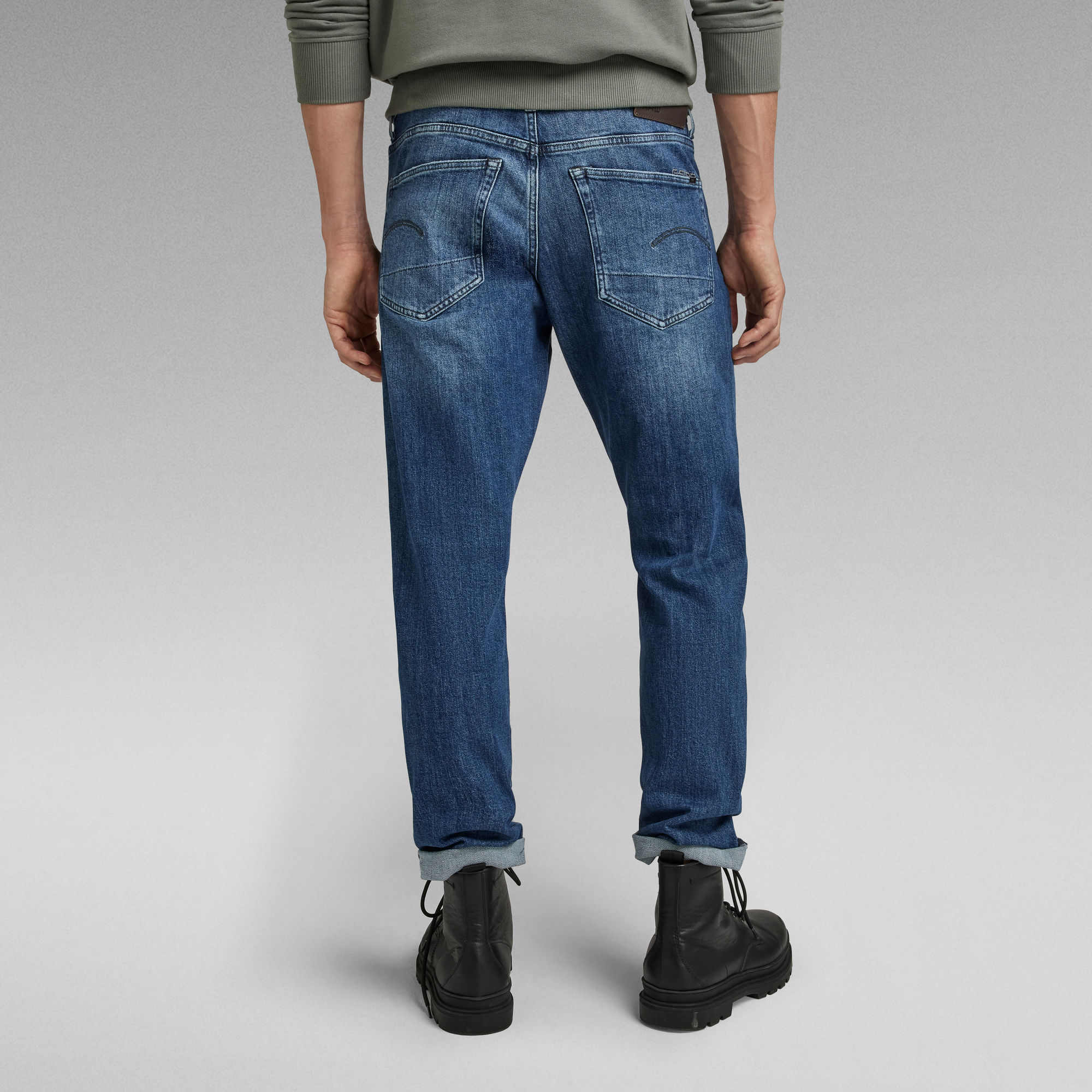 3301 Straight Tapered Jeans | Medium blue | G-Star RAW®