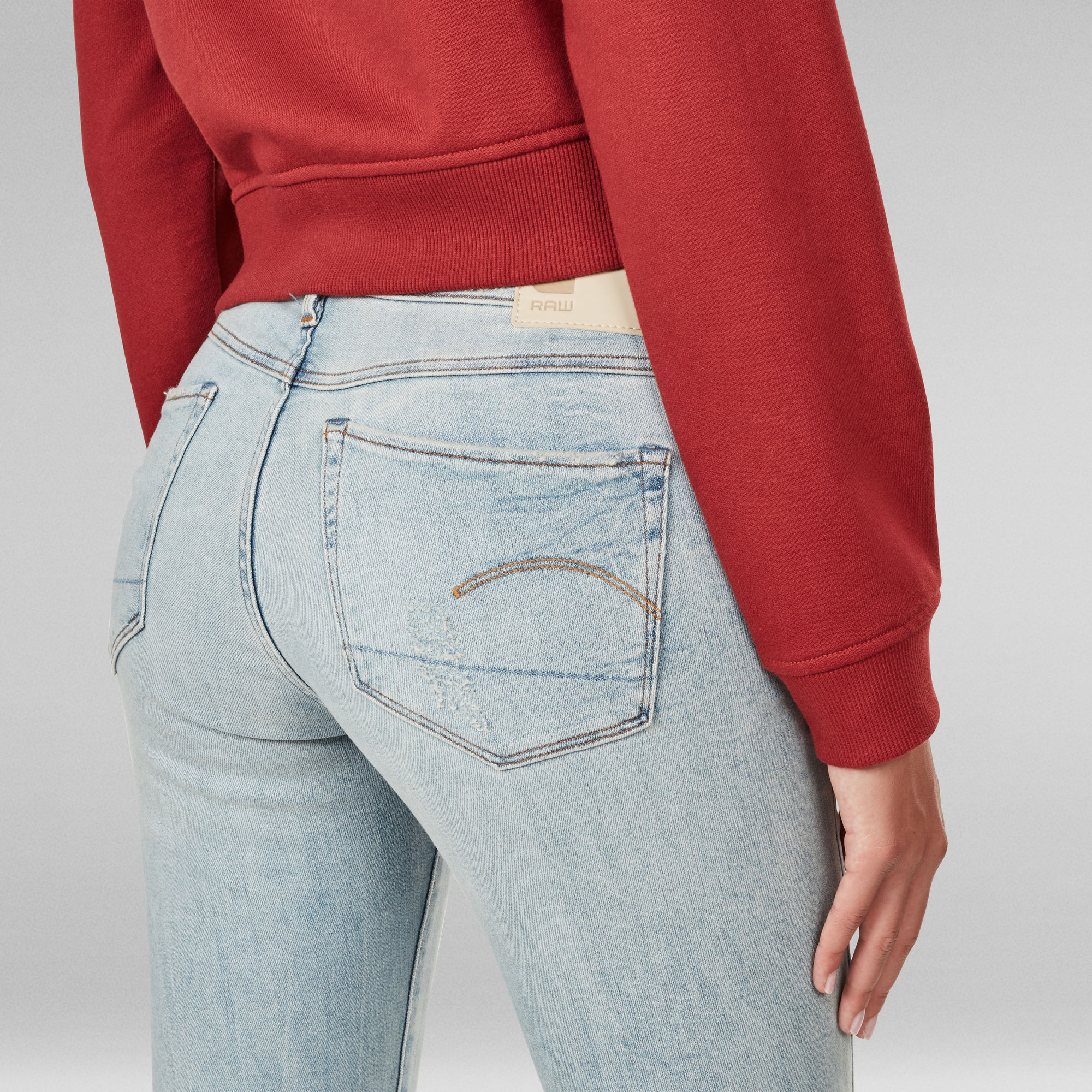 3301 Deconstructed Mid Waist Skinny Rp Jeans GStar RAW®