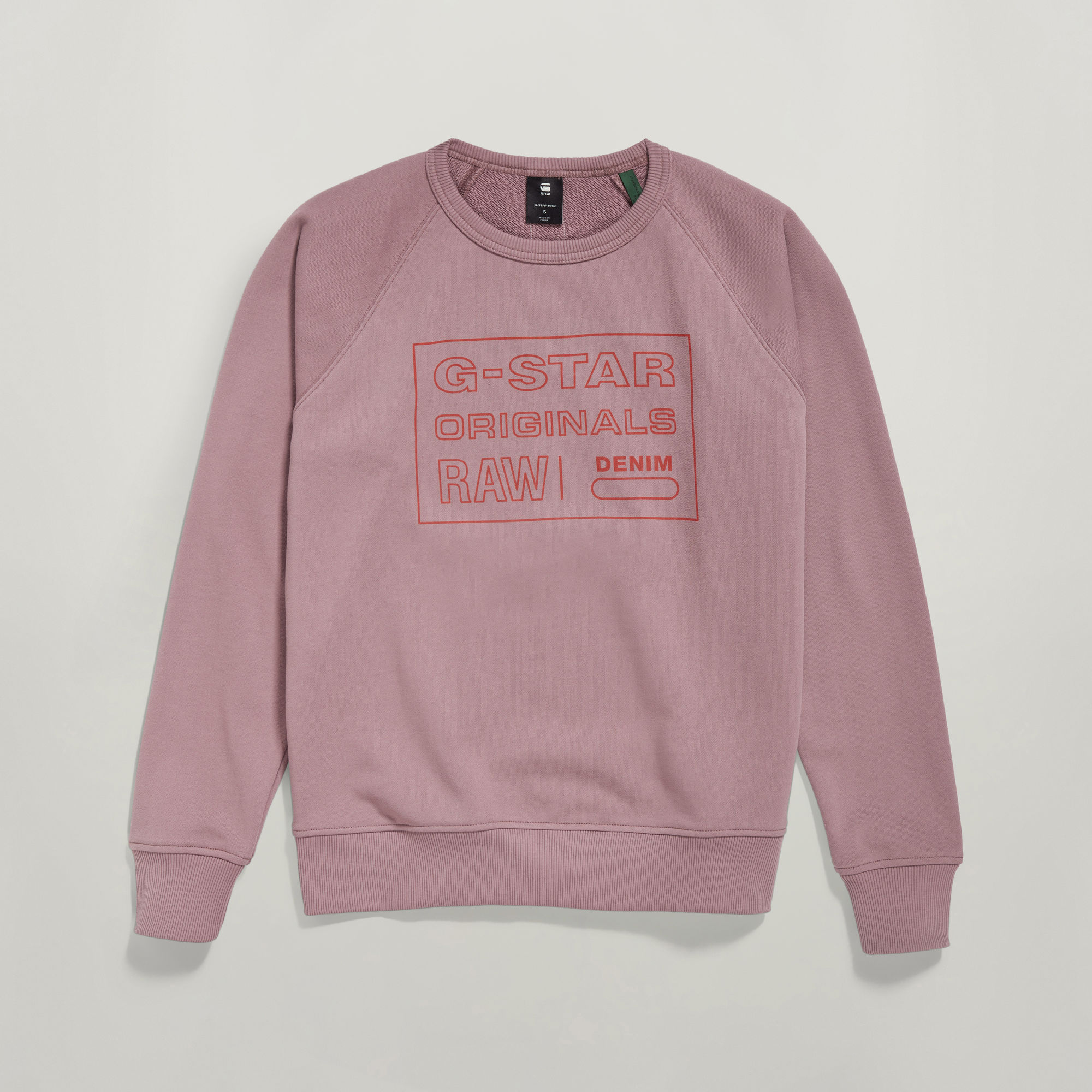 Raglan Originals Sweater Purple GStar RAW®