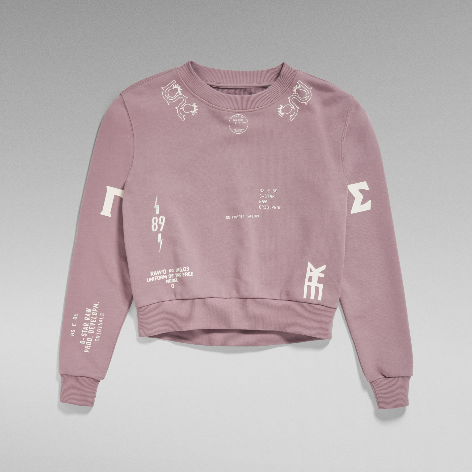 GS Raw Back Graphic Loose Hoodie | Dunkelblau | G-STAR® DE