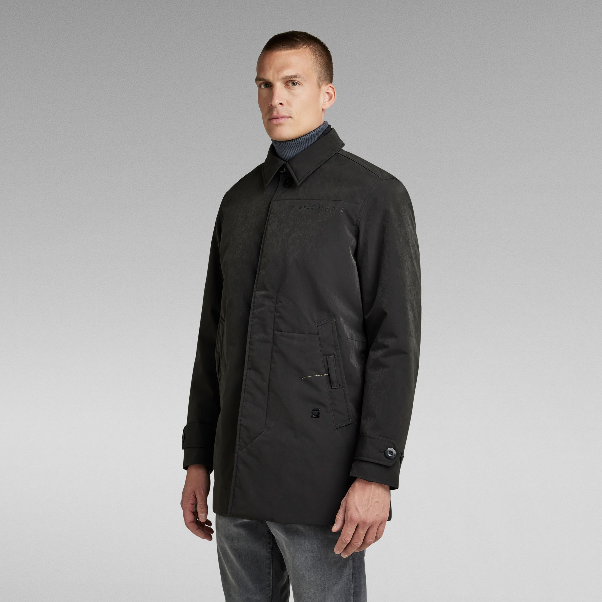 Utility Padded Trench | Black | G-Star RAW®