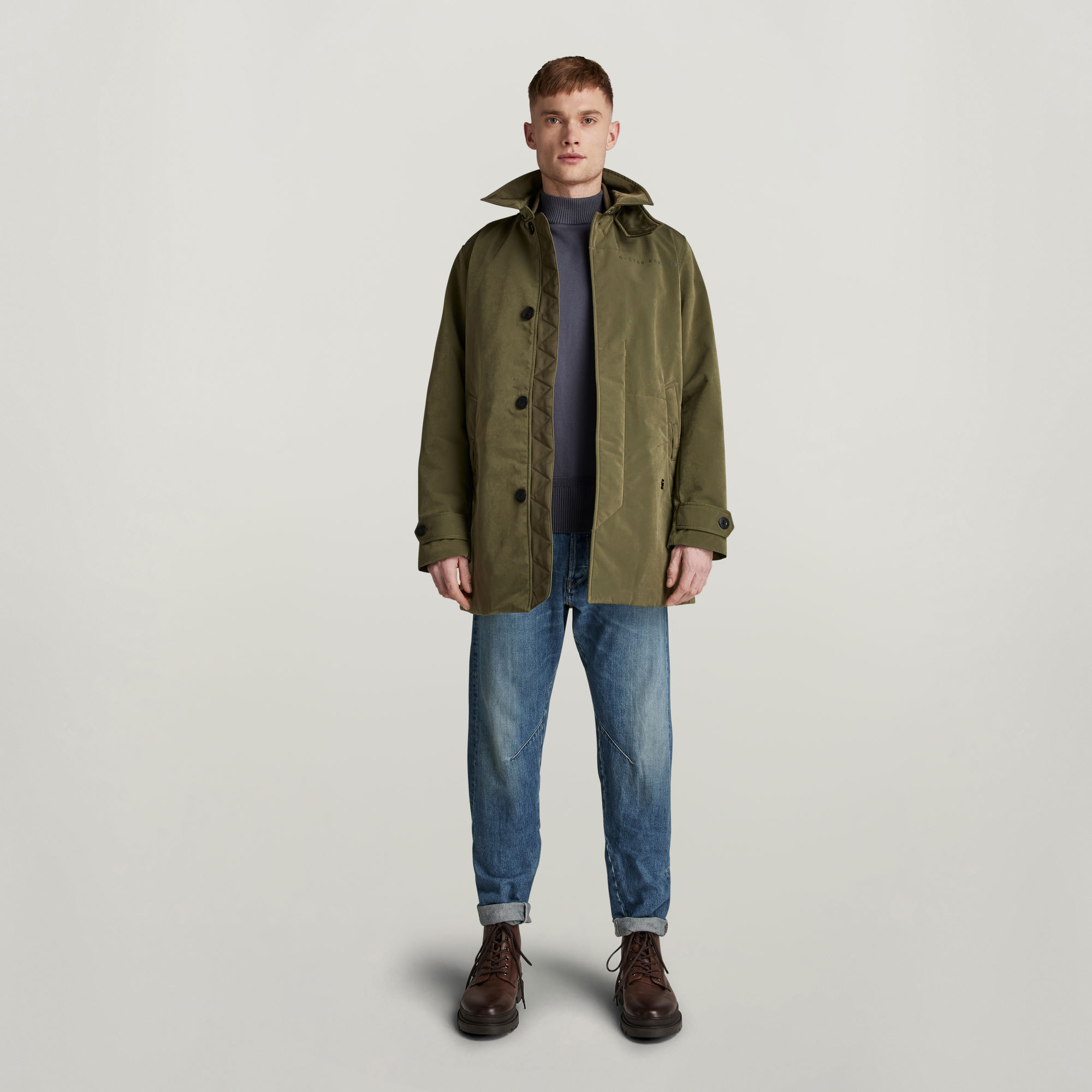 G-STAR Trenchcoat G-STAR RAW Herren Trenchcoat - Utility HB Tape