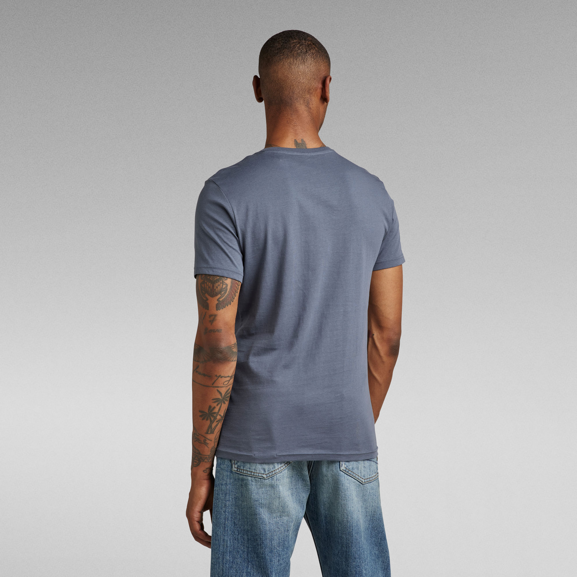 RAW Originals Slim T-Shirt | Medium blue | G-Star RAW®