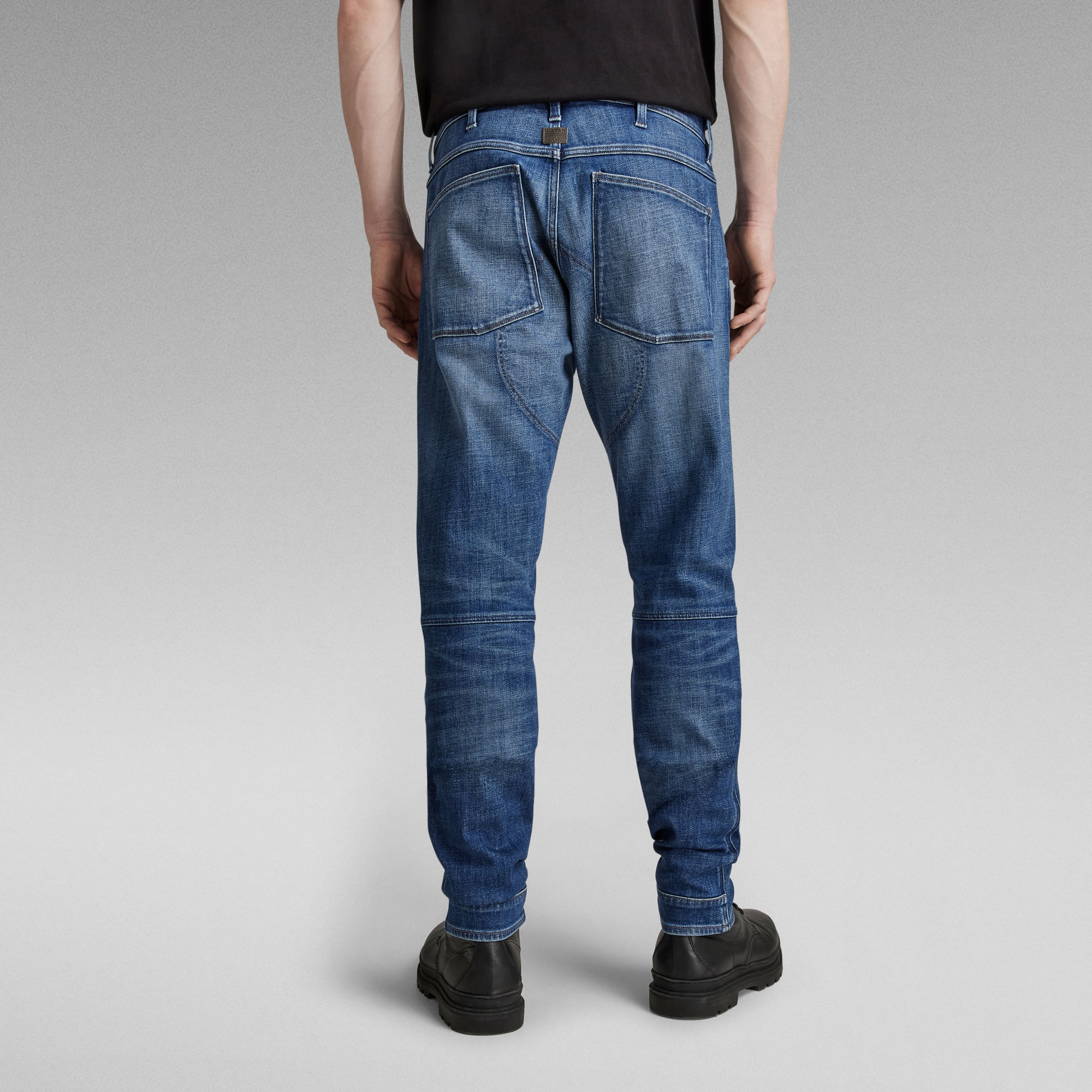5620 3D Zip Knee Skinny Jeans | Medium blue | G-Star RAW®