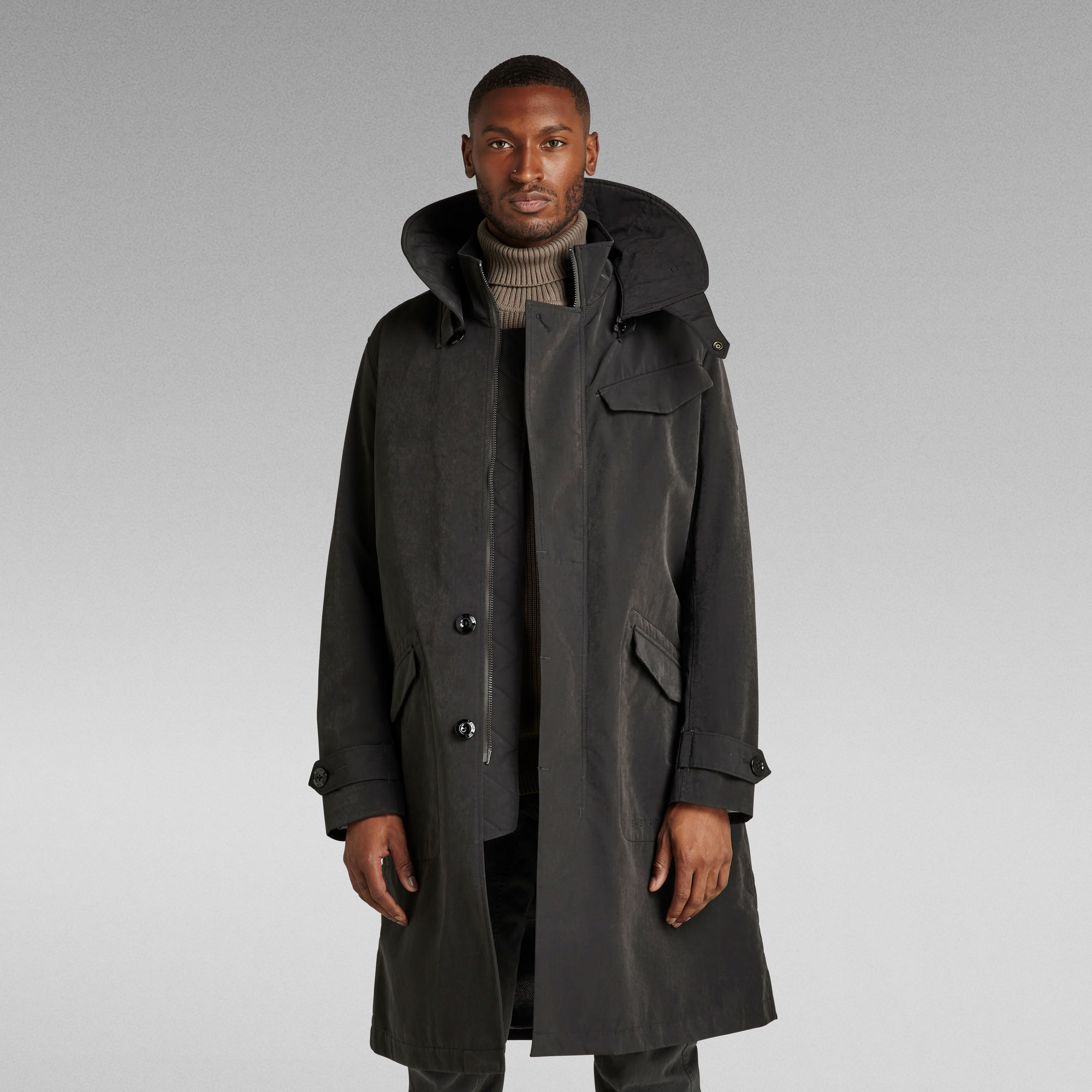 Belted Trench | Black | G-Star RAW®