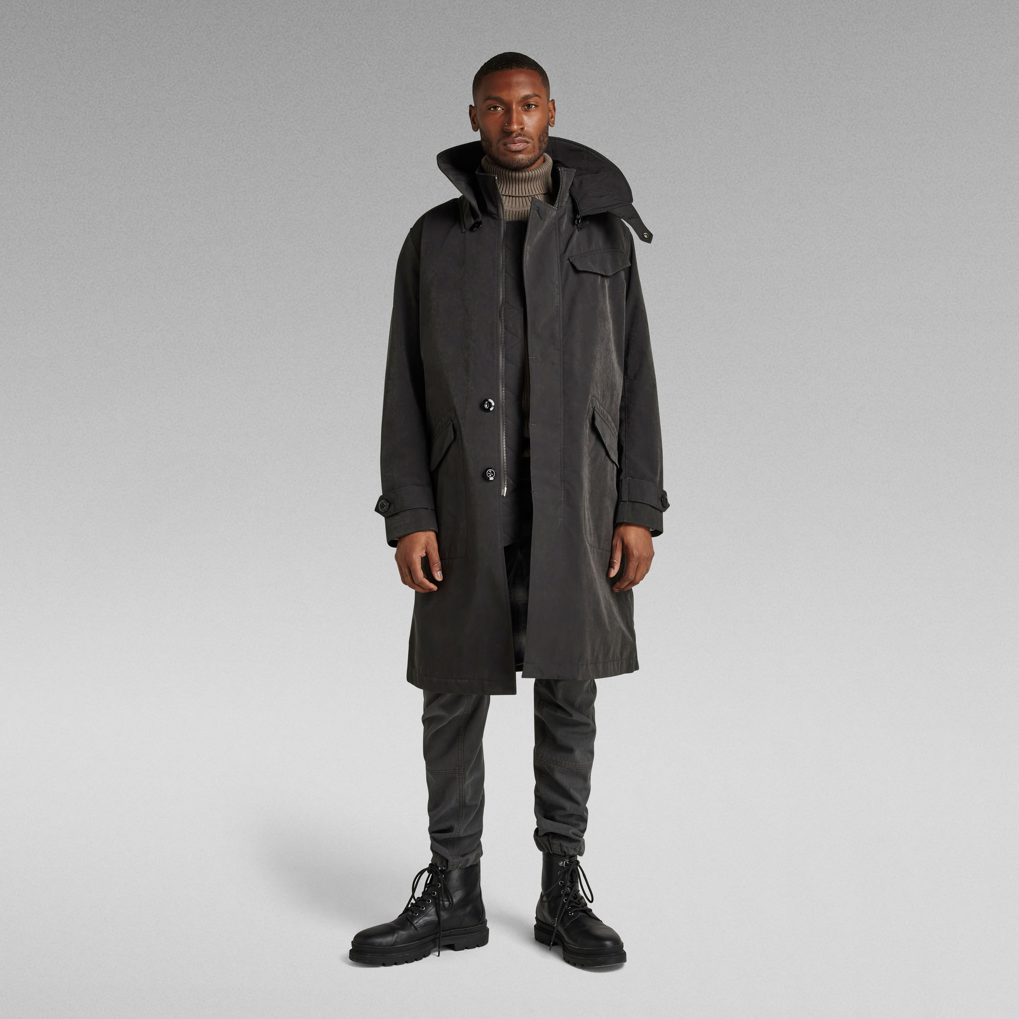 Belted Trench | Black | G-Star RAW®
