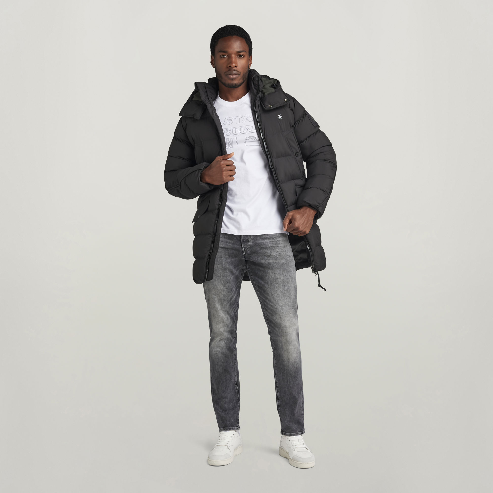 GWhistler Padded Hooded Parka Black GStar RAW®