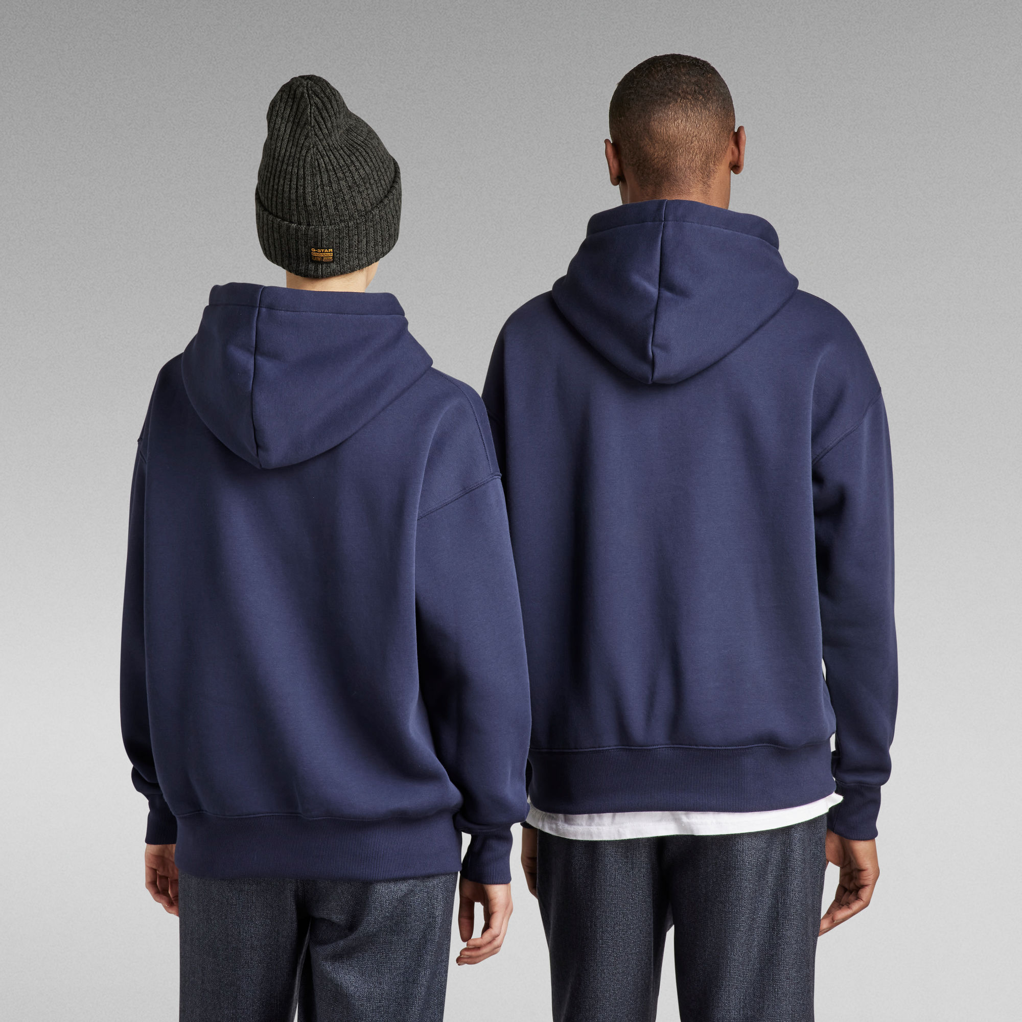 Unisex Core Oversized Hooded Sweater Dark blue GStar RAW®