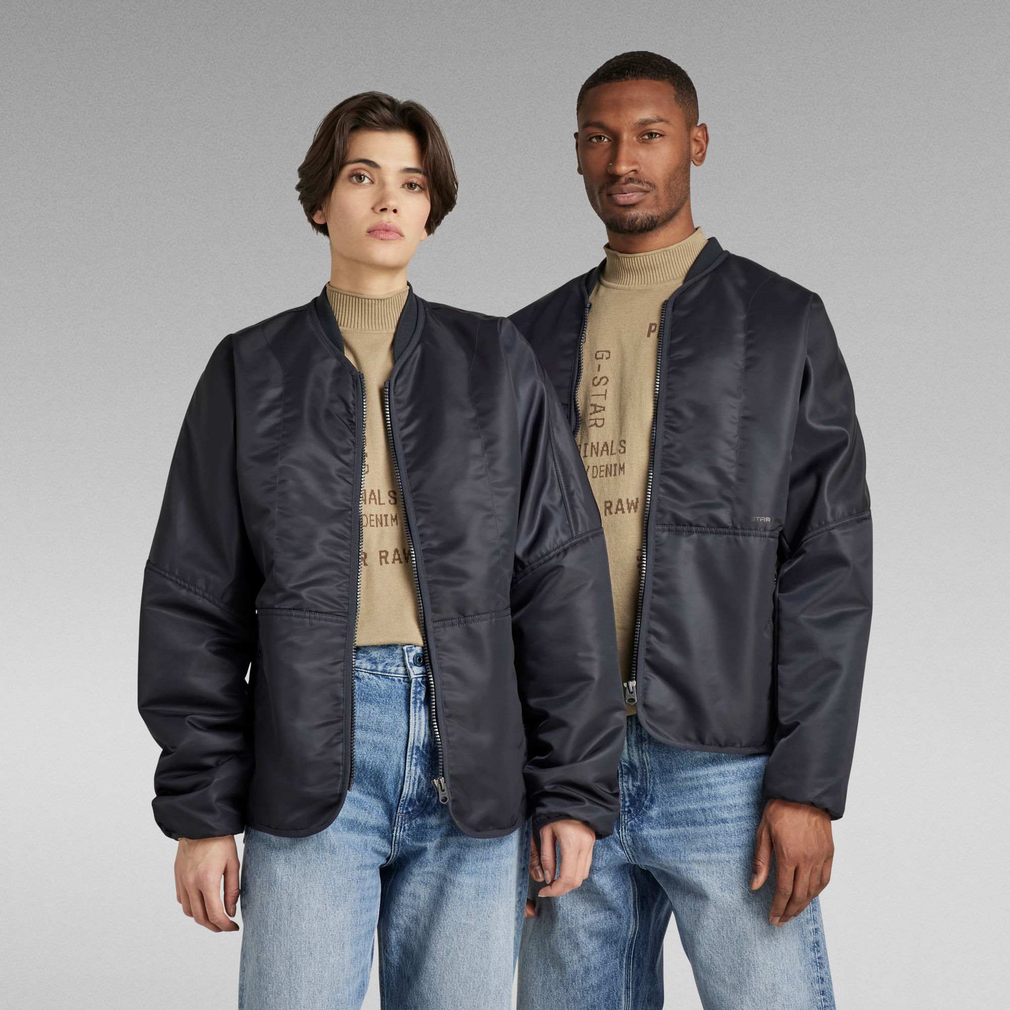 Unisex Light Padded Indoor Jacket Dark blue GStar RAW®