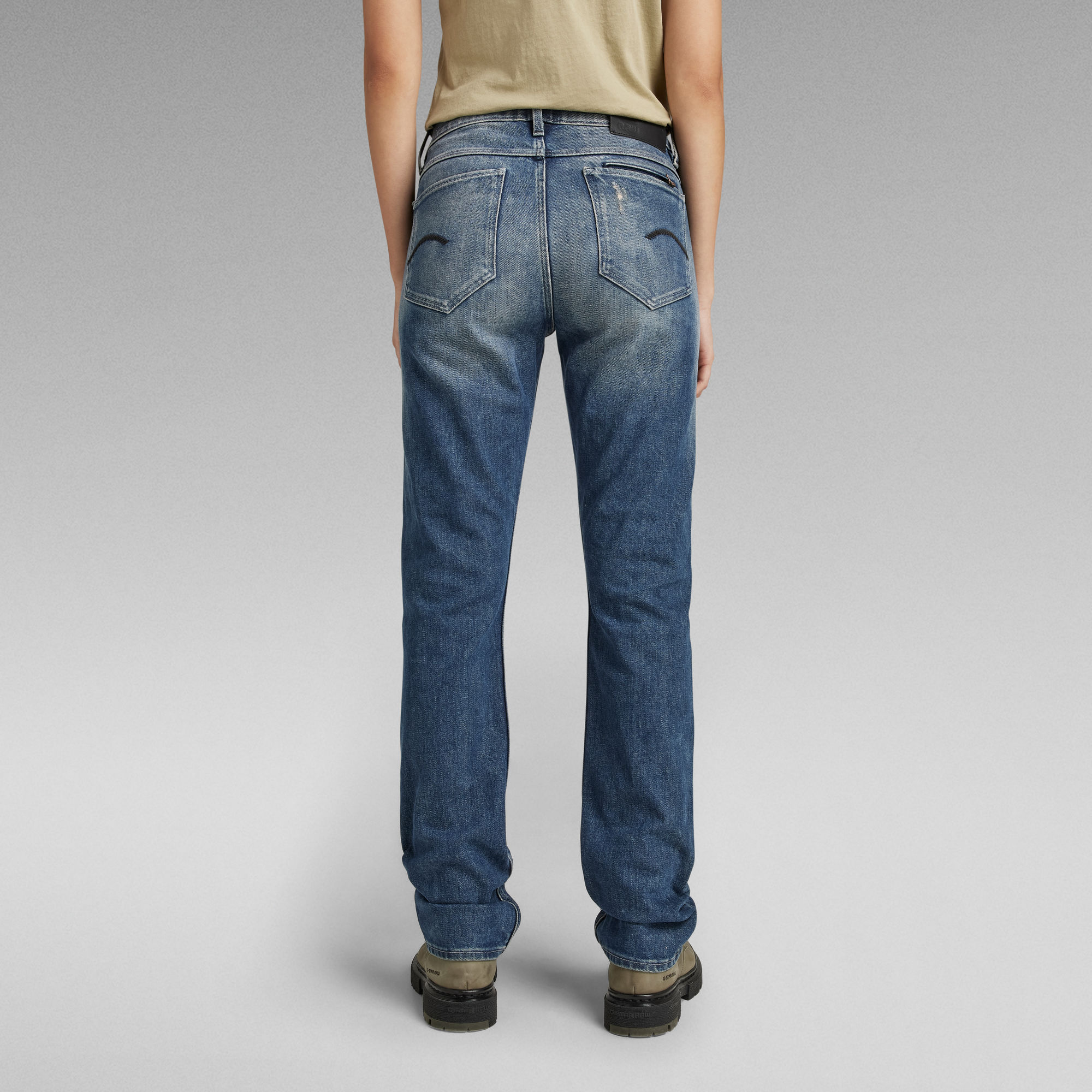 Noxer Straight Selvedge Jeans | Medium Blue | G-Star RAW®