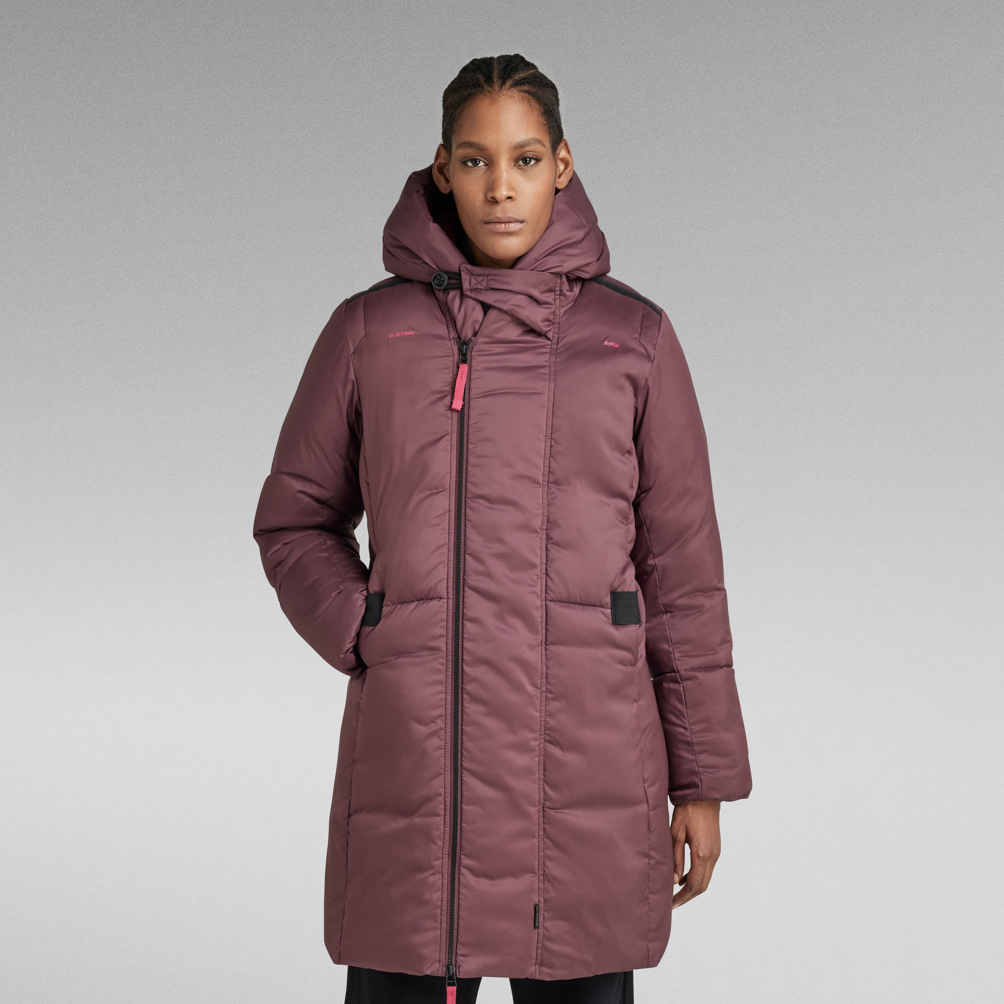 PARKA G-WHISTLER PADDED COULEUR VIOLET