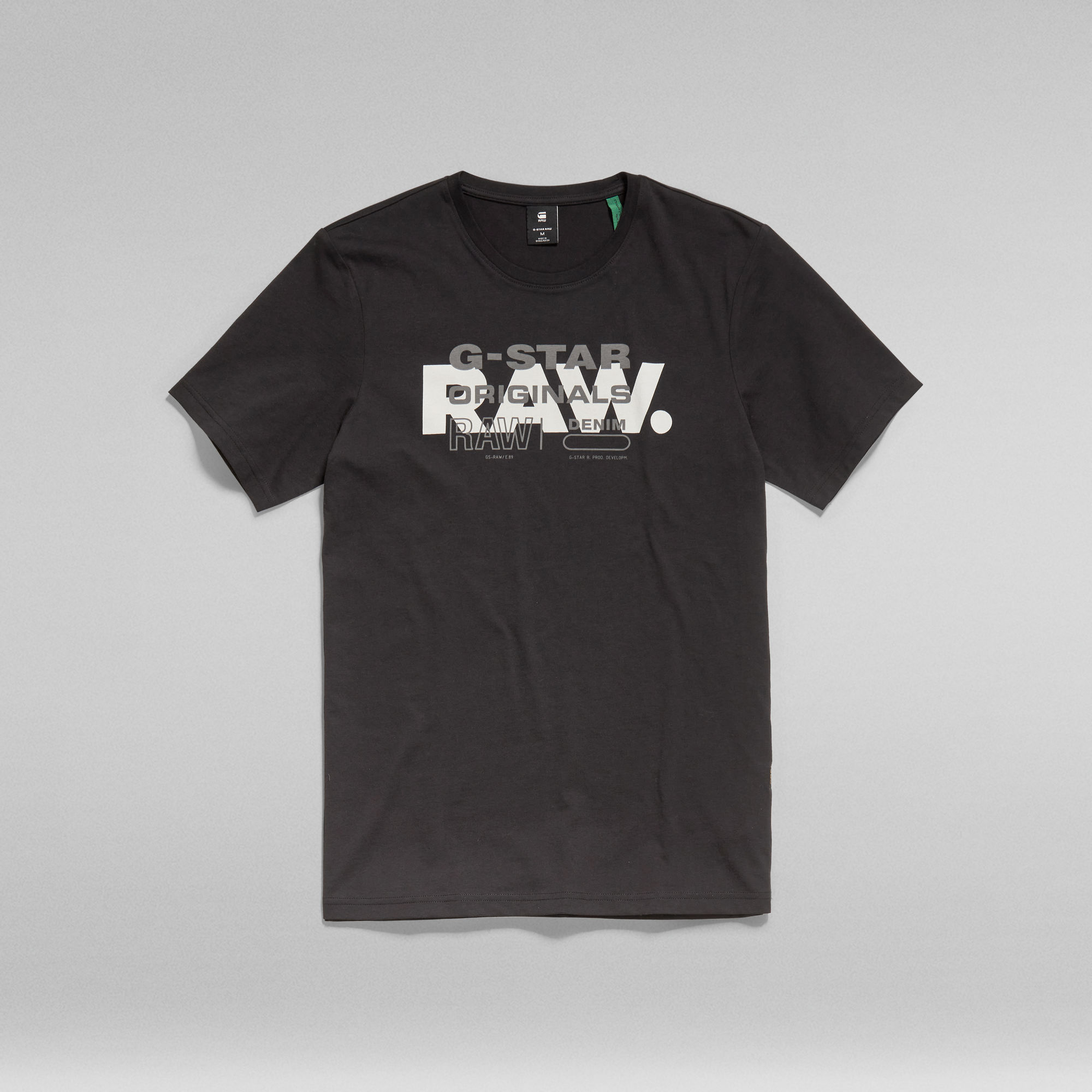 Raw Originals Slim T Shirt Black G Star Raw® 