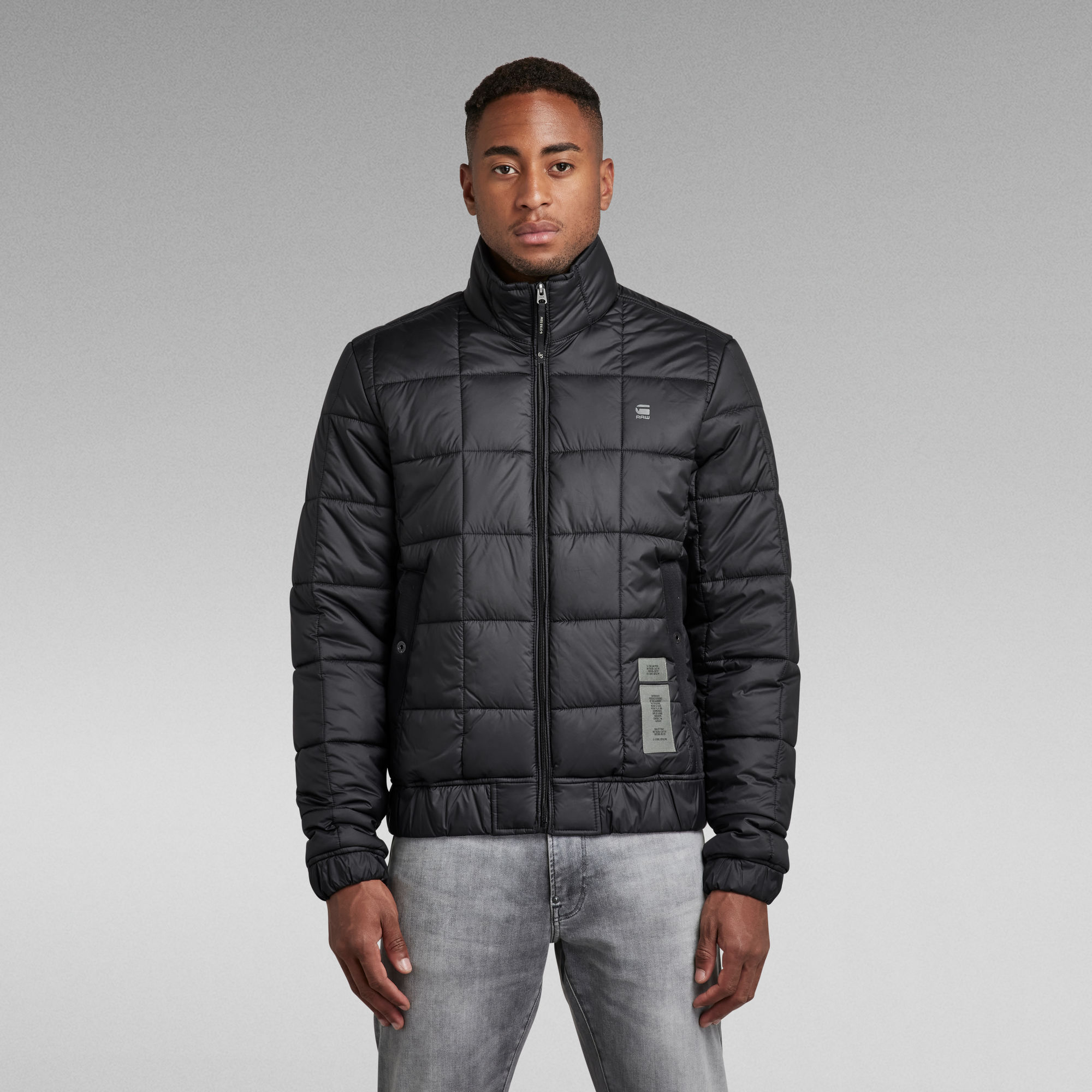 Meefic Square Quilted Jacket | Black | G-Star RAW® SG