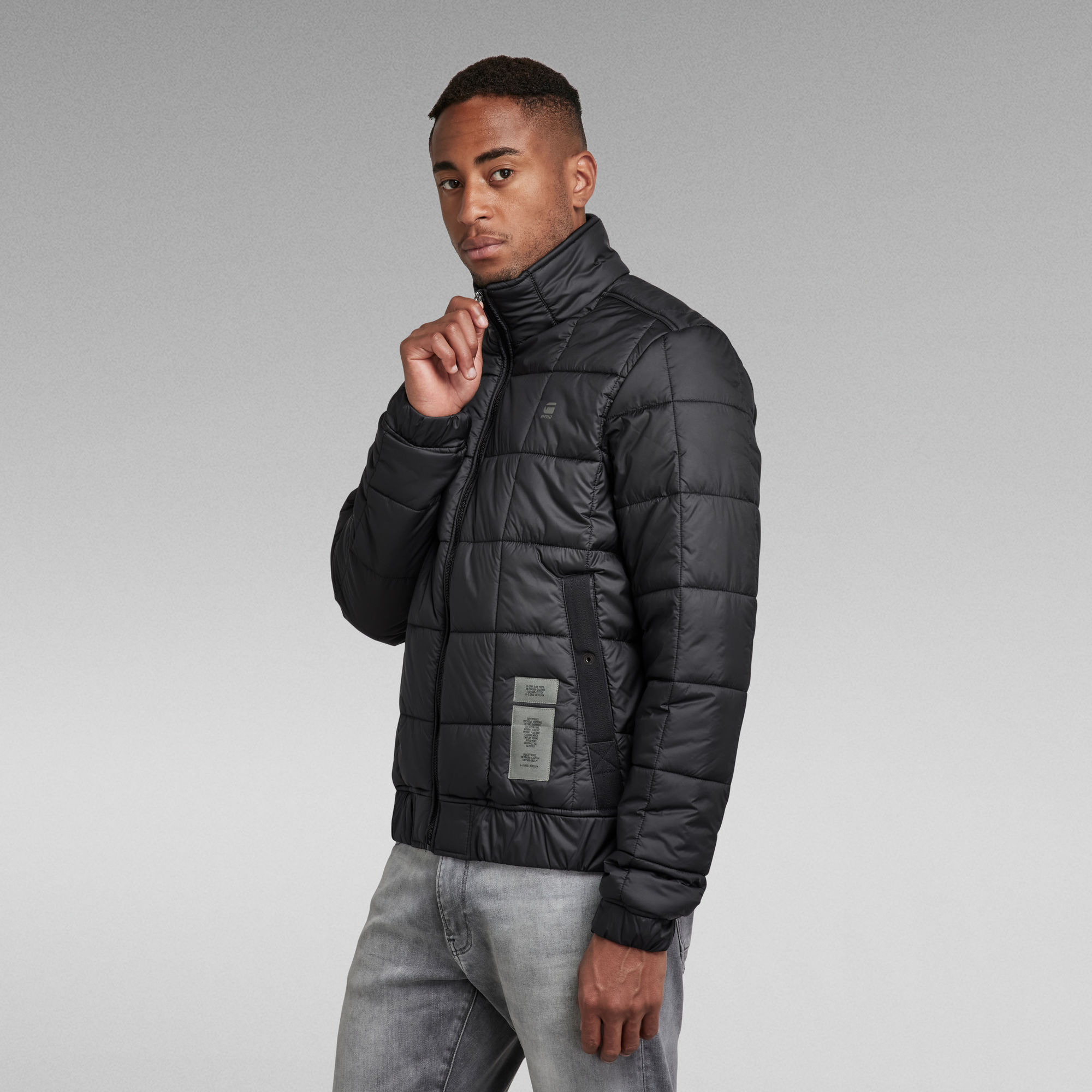 Meefic Square Quilted Jacket | Men | Black | G-Star RAW®